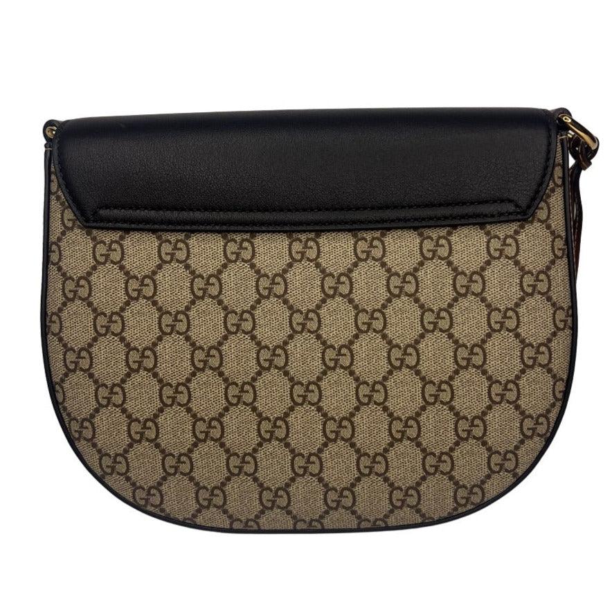 Gucci Padlock Medium GG Supreme Saddle Messenger Bag