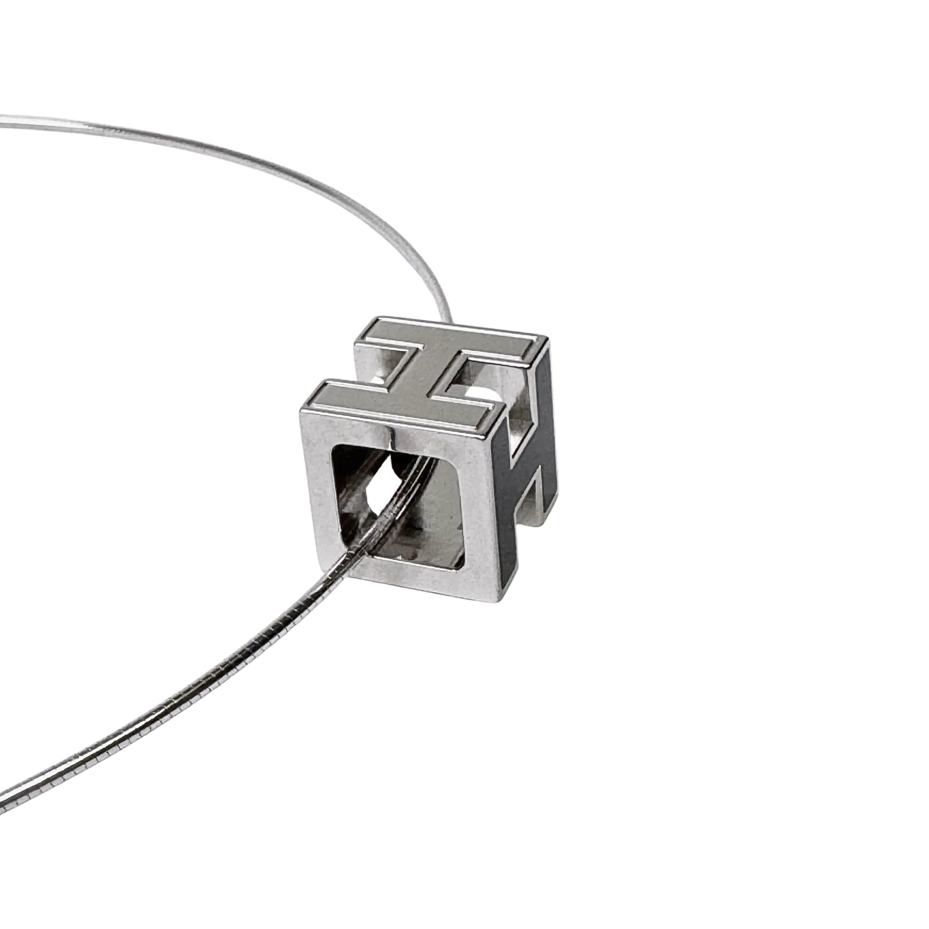 Hermés H Cube Necklace - Lost Designer