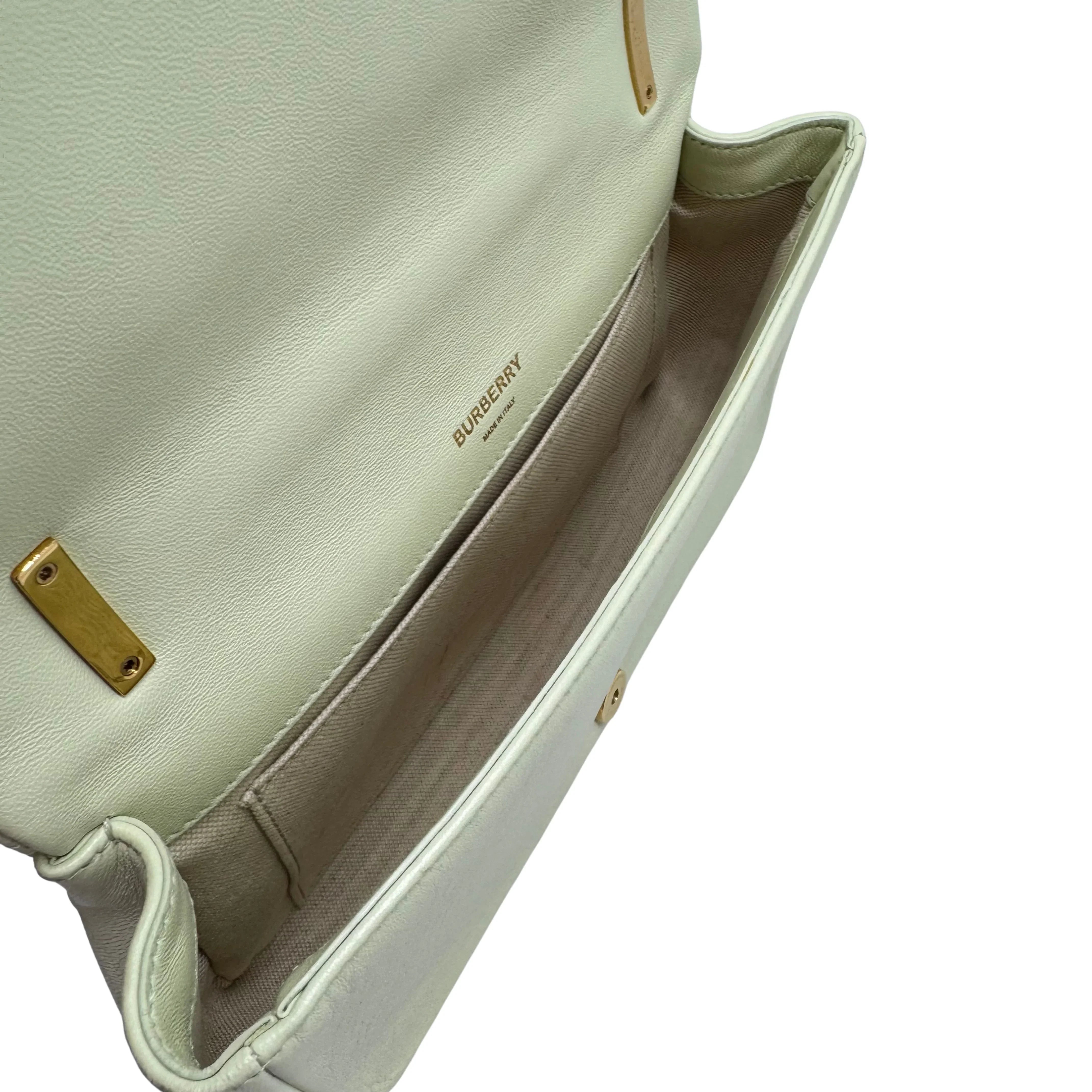 Burberry Lola Crossbody Bag Leather Green - Lost Designer