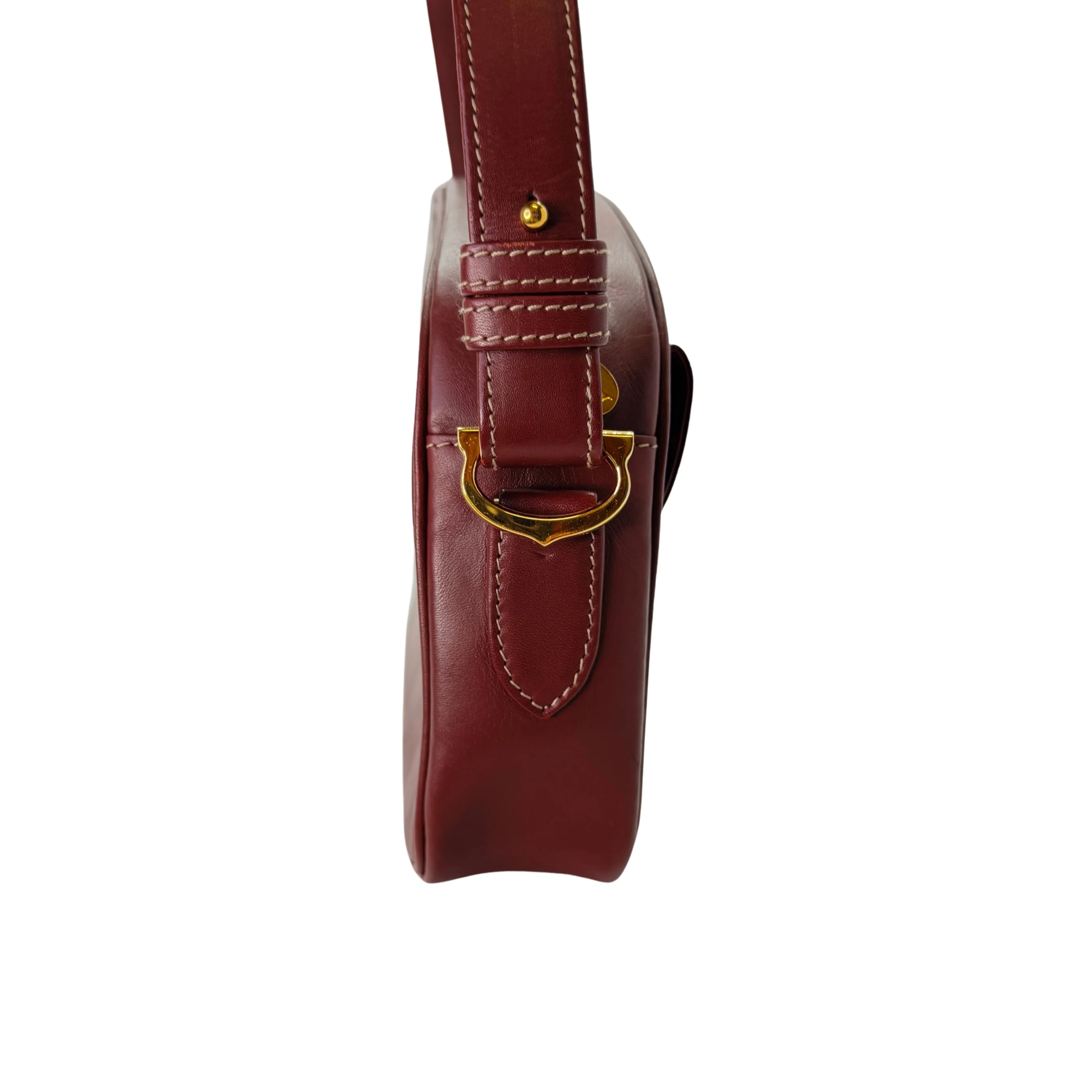 Cartier Must De Cartier Crossbody Bag Leather Brown - Lost Designer