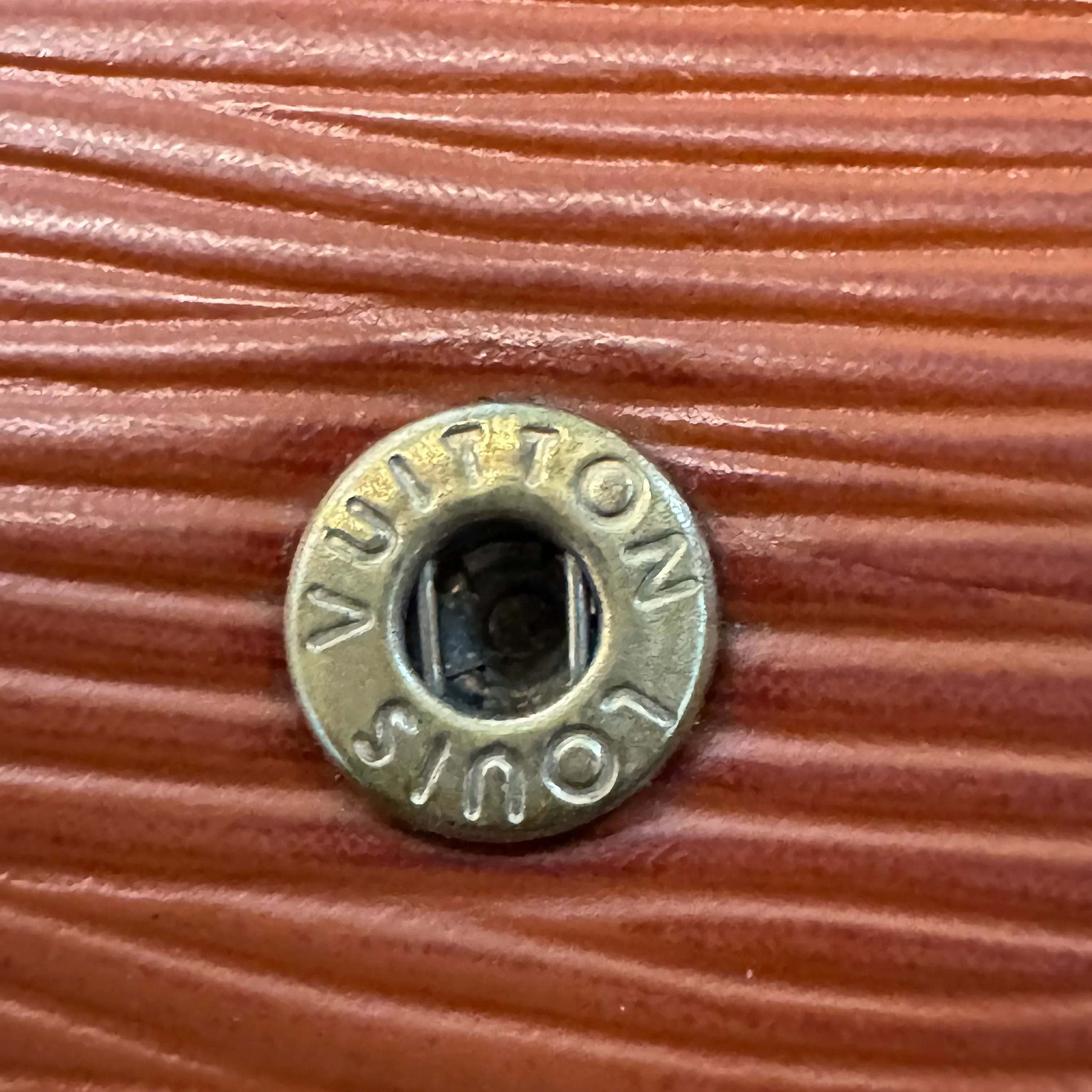 Louis Vuitton Epi Leather Compact Wallet Brown - Lost Designer