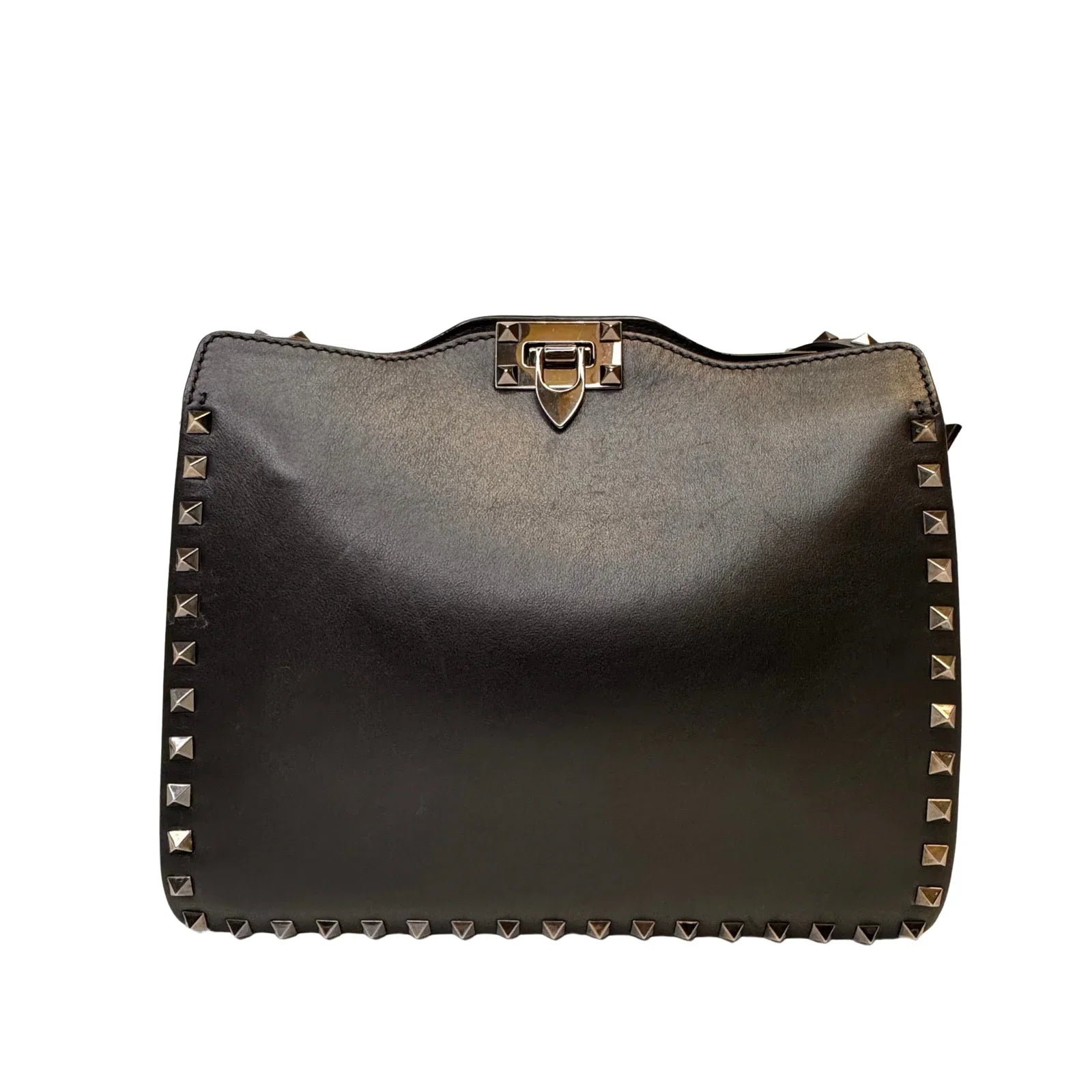 Valentino Black Leather Shoulder Bag