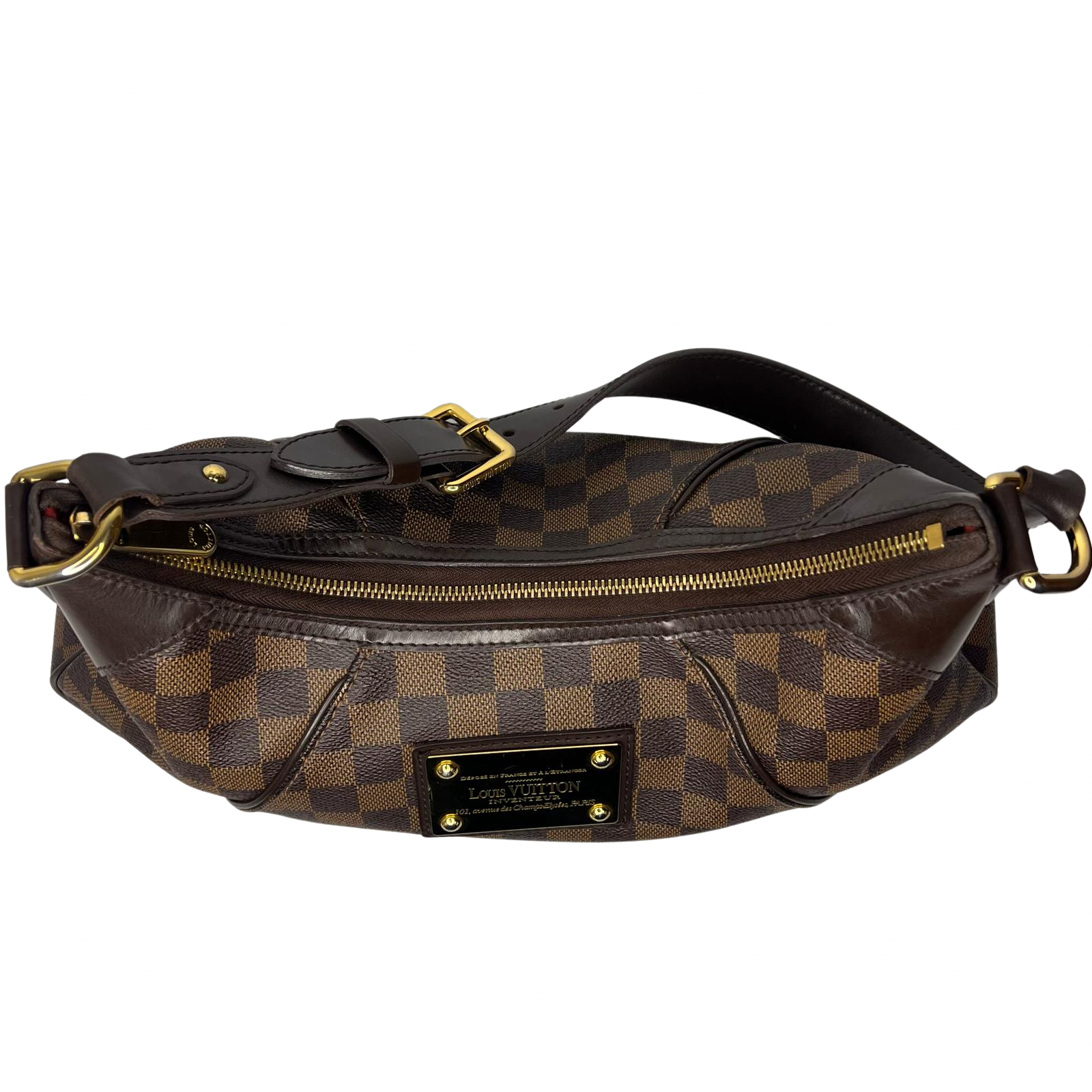 Louis Vuitton Damier Ebene Monogram Thames GM Shoulder Bag