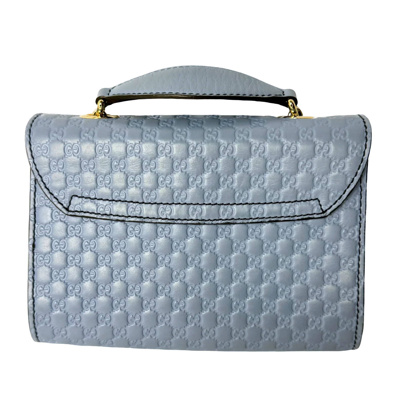 Gucci Microguccissima Mini Emily Chain Shoulder Bag – Light Blue
