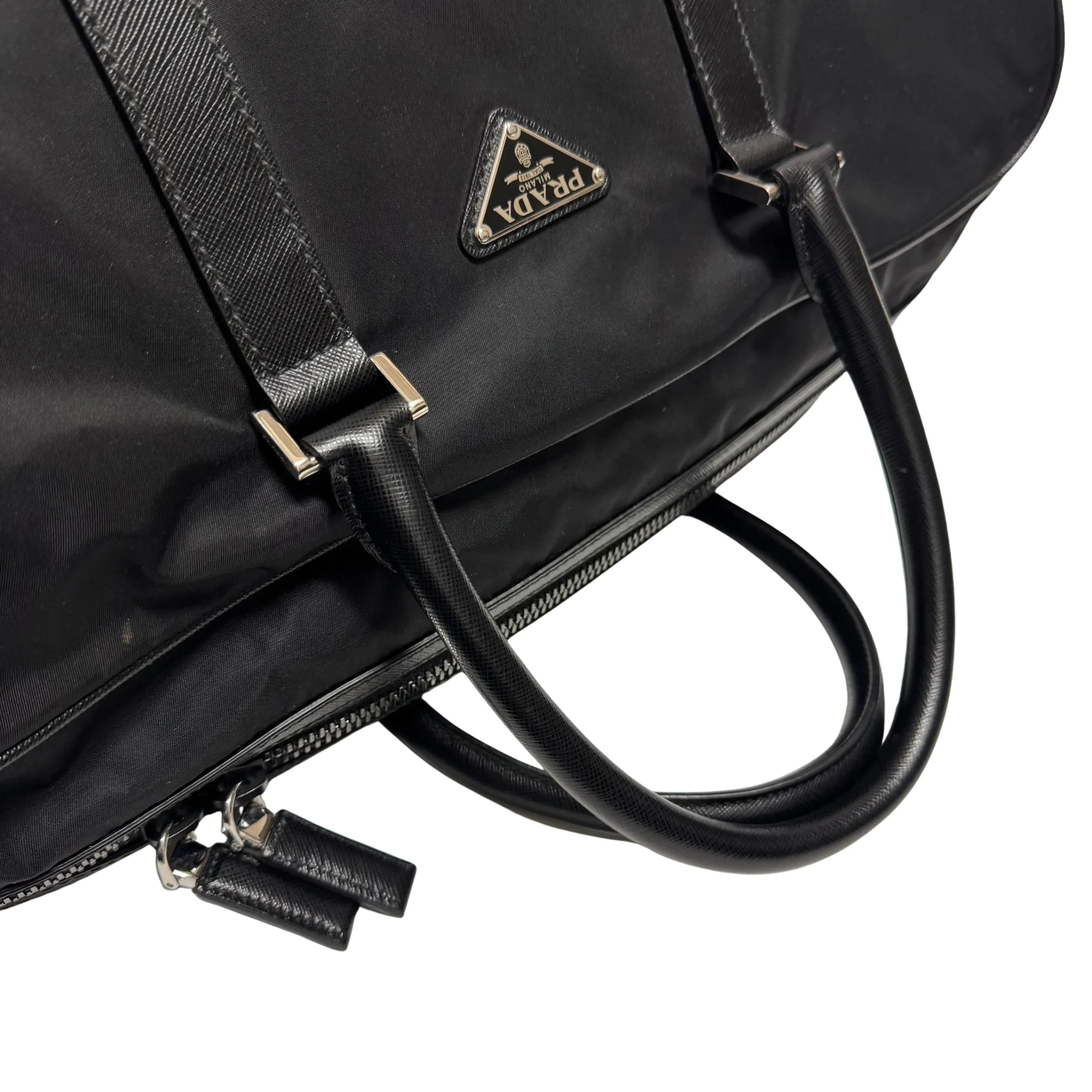 Prada Nylon Viaggio Duffle Bag Black