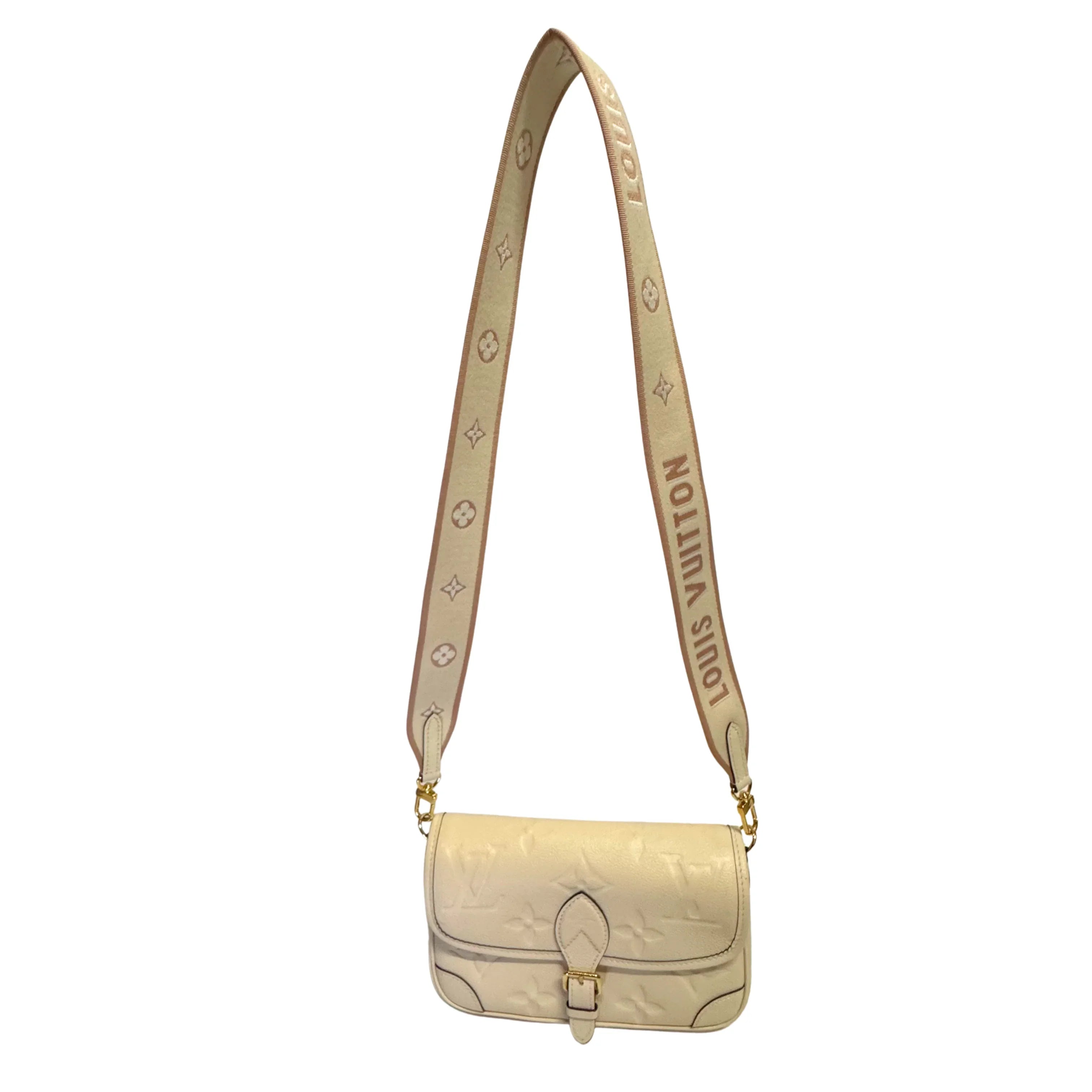 Louis Vuitton Giant Diane Monogram Leather Empreinte Shoulder Bag
