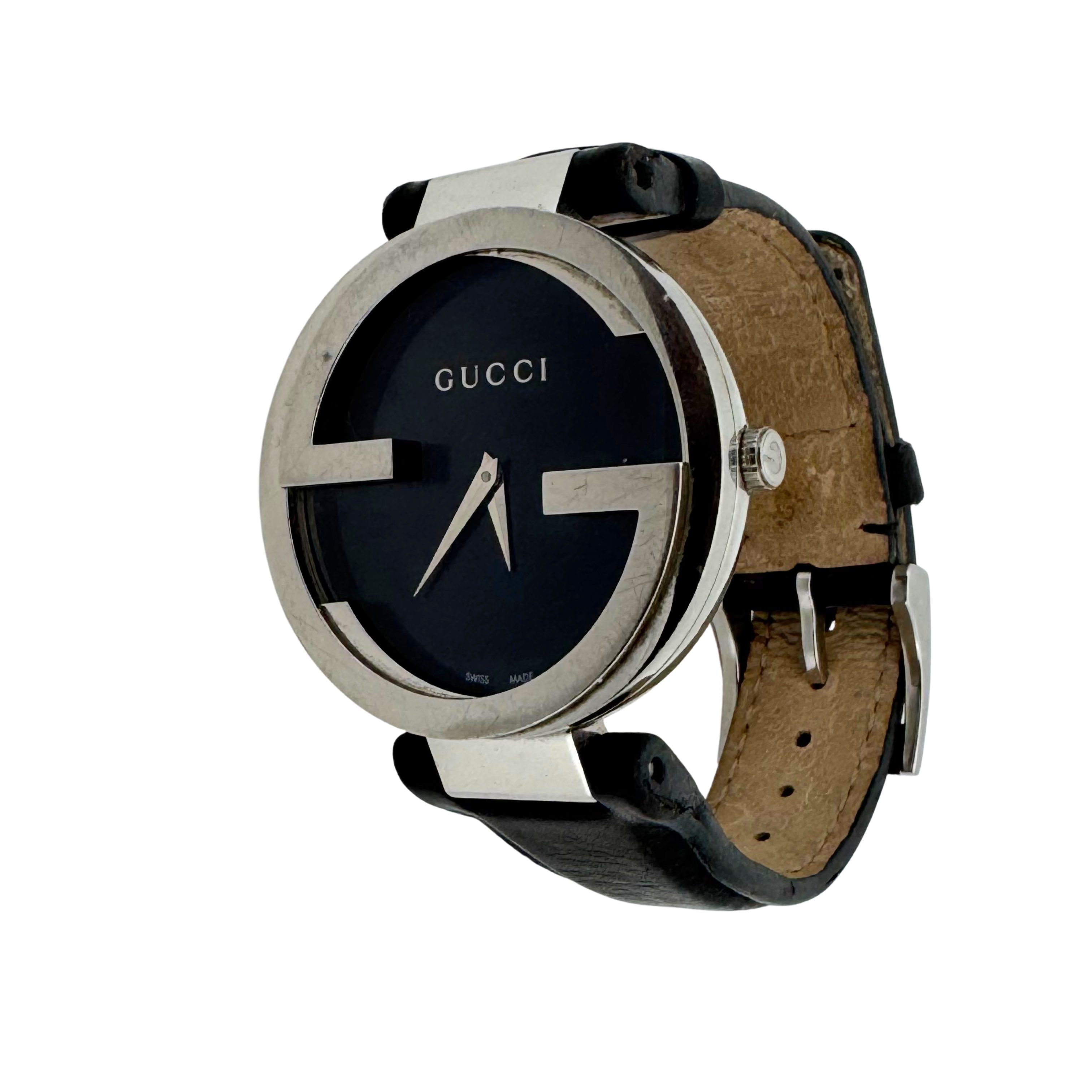 Gucci Interlocking G Logo Watch Stainless Steel Quartz 133.3 - Lost Designer
