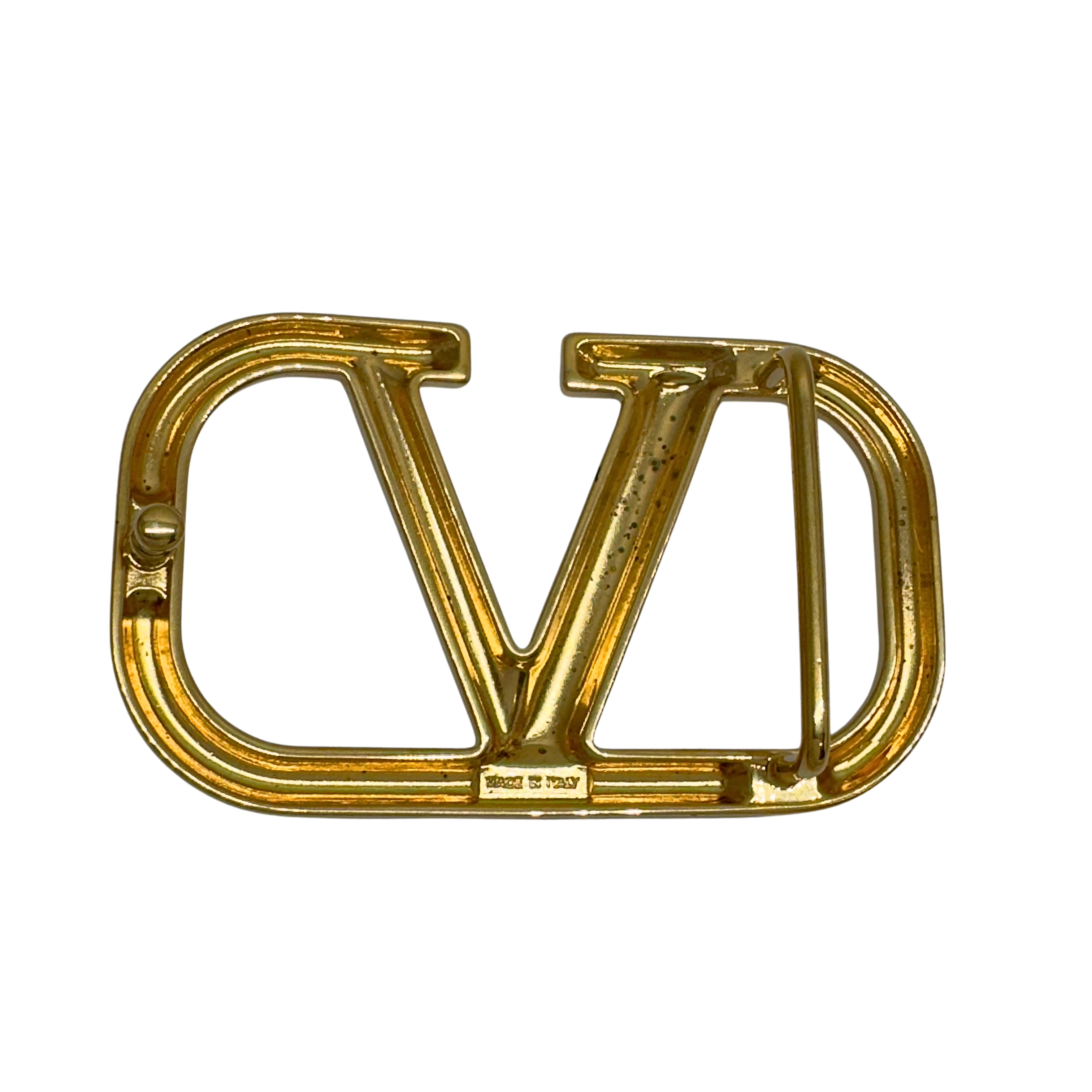 Valentino Garavani VLogo Calfskin Leather Belt 85/34