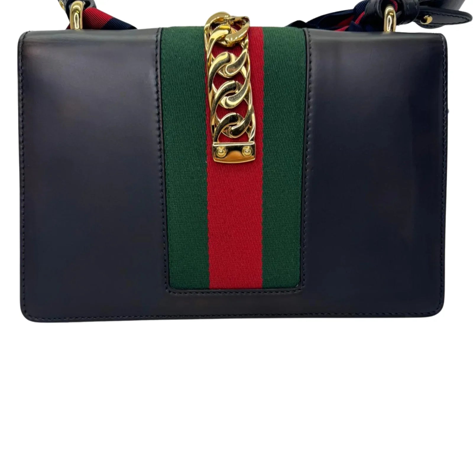 Gucci Small Sylvie Leather Black - Lost Designer