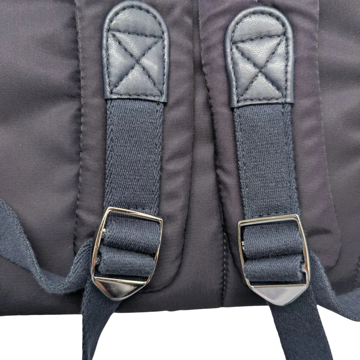 Dolce & Gabbana Backpack With Medal Print Nylon Navy Blue - Lost Designer