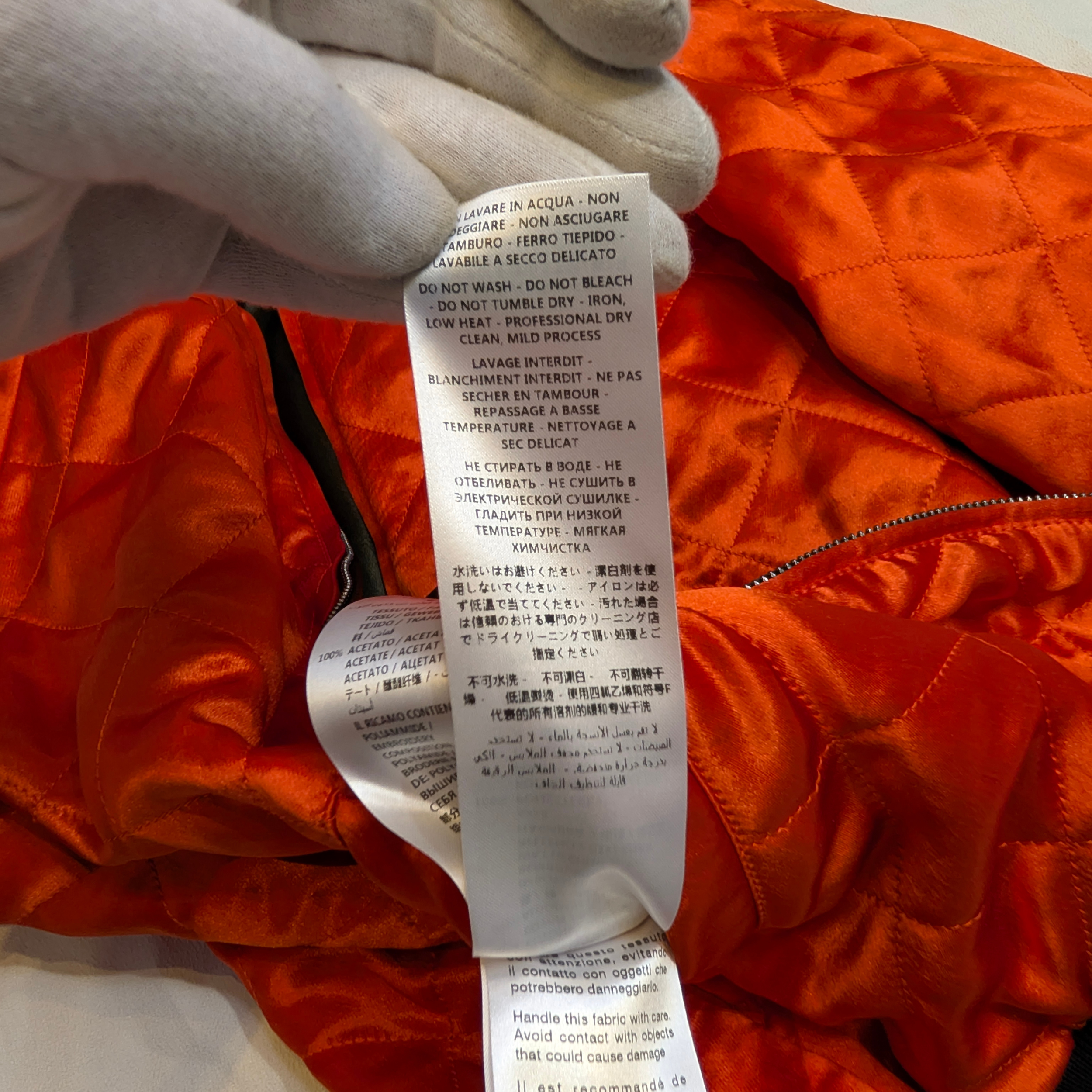 Gucci Reversible Varsity Bomber Jacket M 48