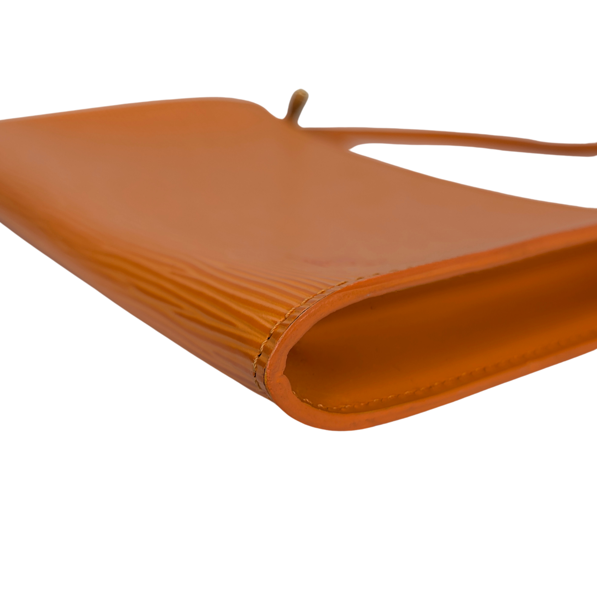 Louis Vuitton Epi Pochette Accessoires Shoulder Bag Orange