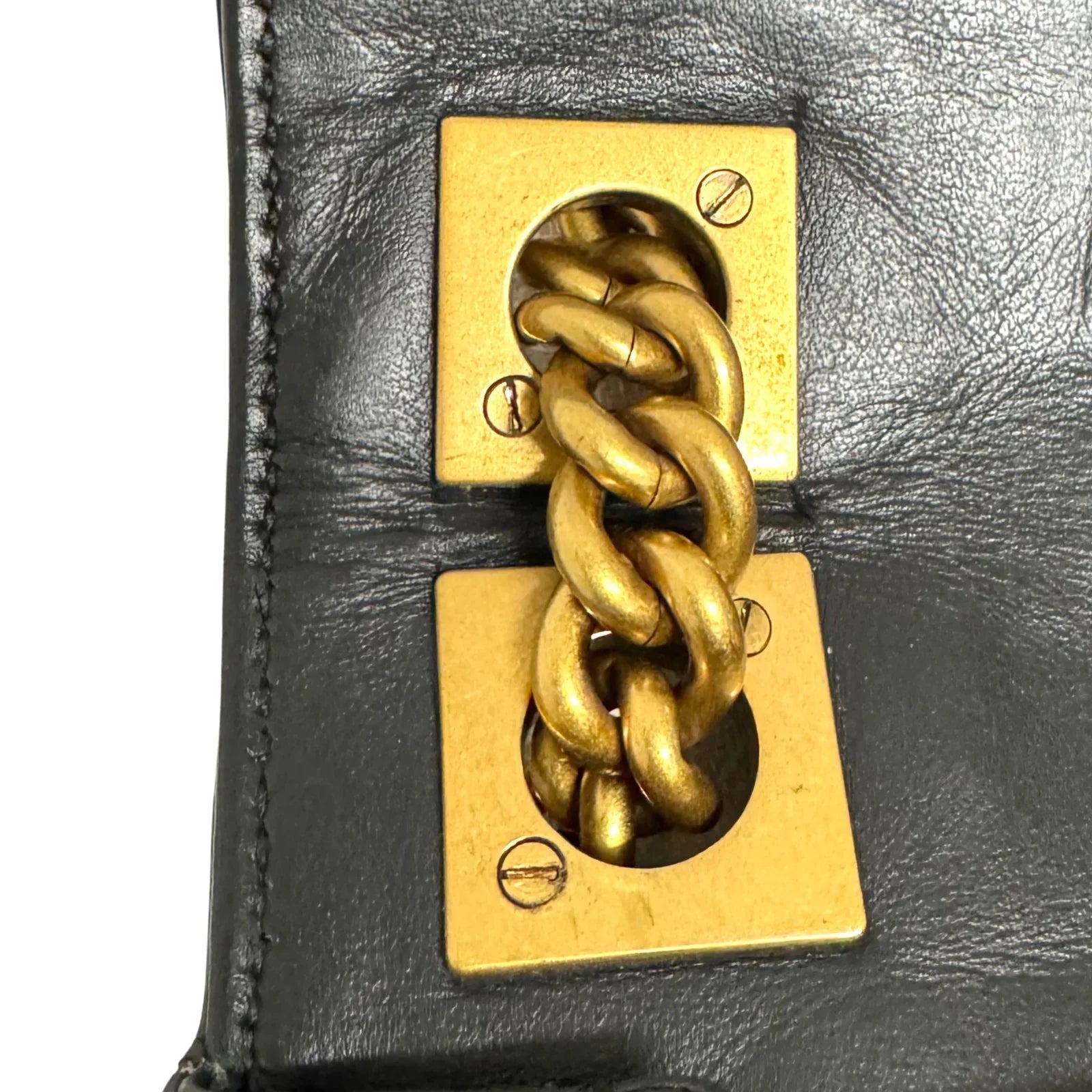 Gucci Osiride Future Embellished Leather Bag Black