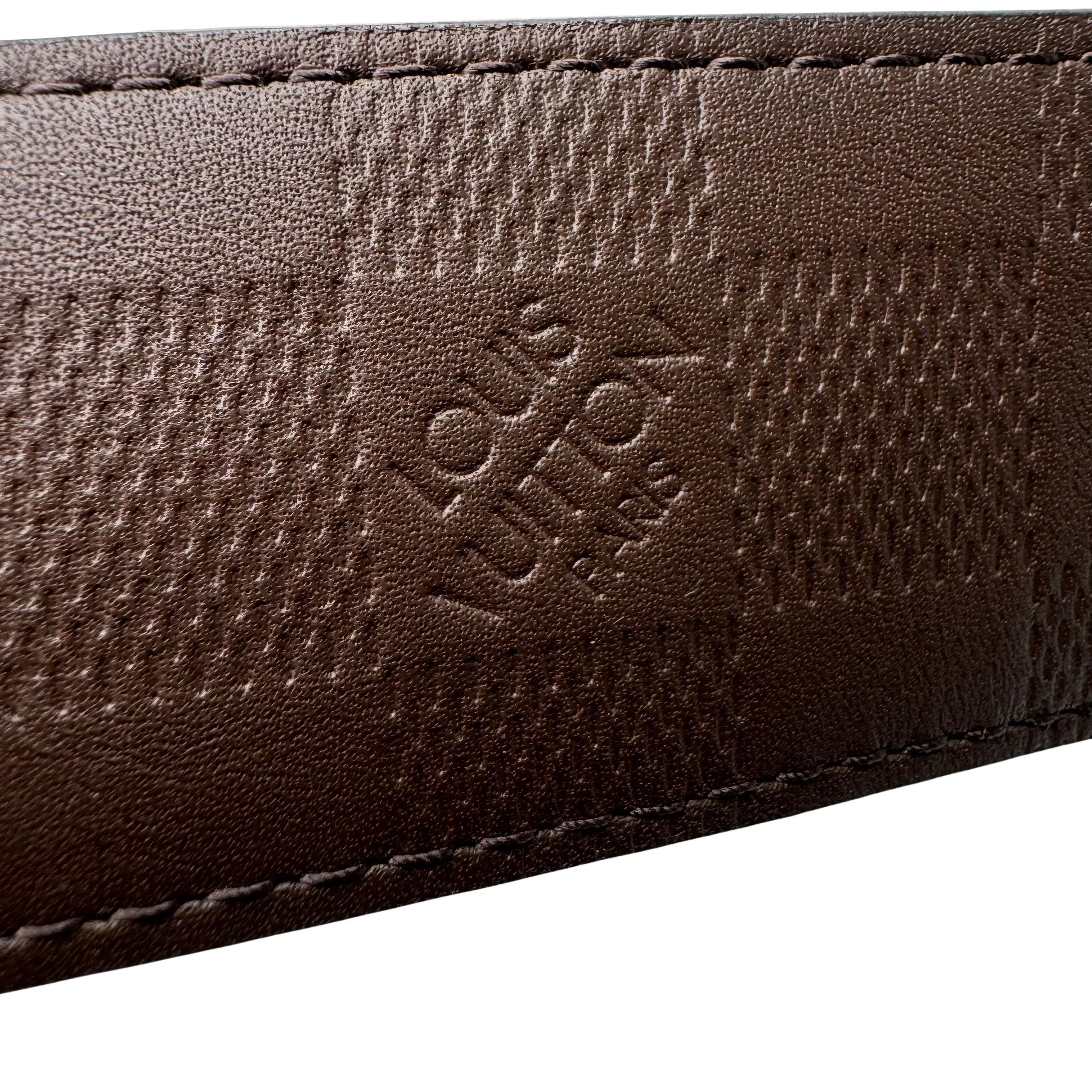 Louis Vuitton Damier Ebene Neo Inventeur Reversible Belt 90cm - Lost Designer