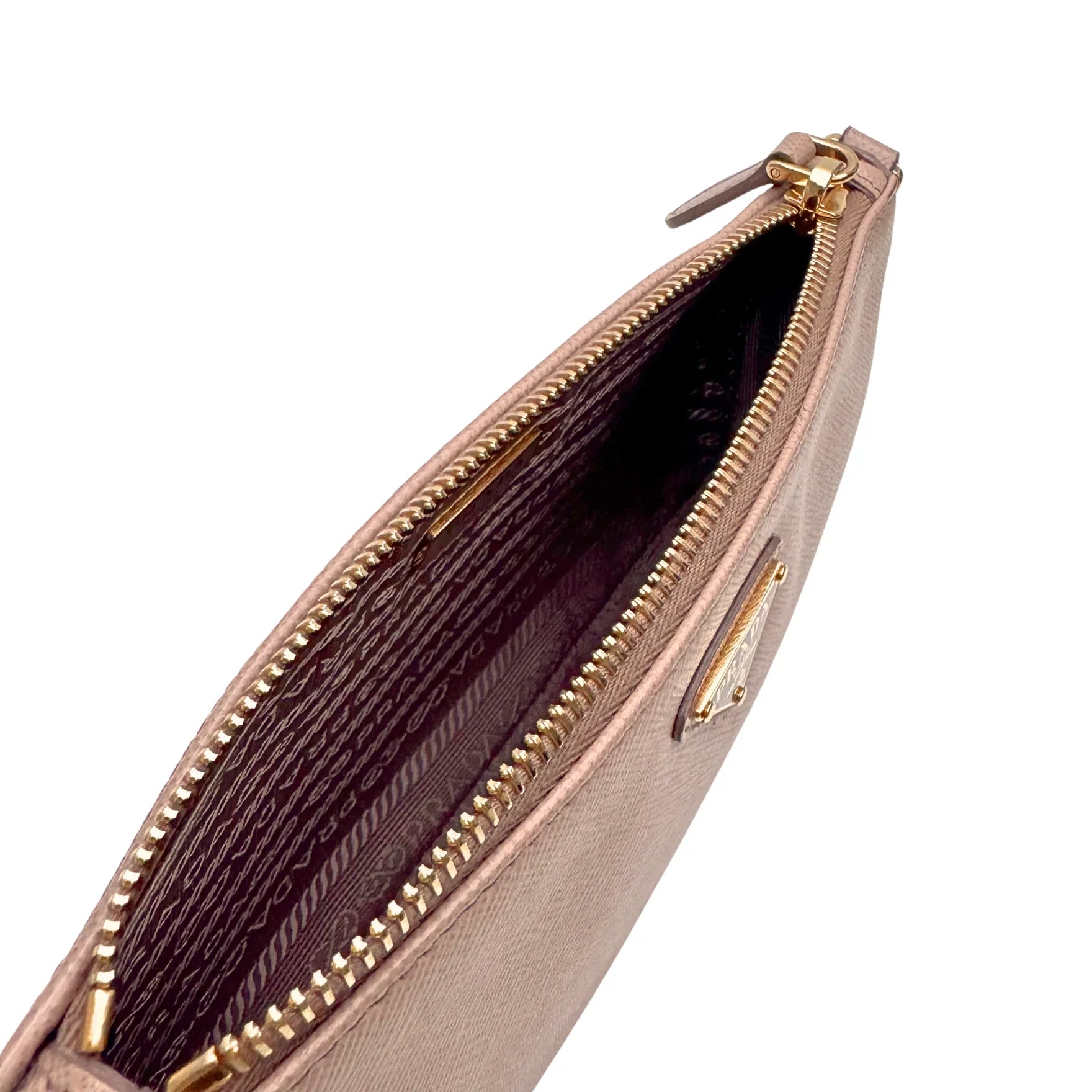 Prada Re-edition Crossbody Bag Leather Beige - Lost Designer