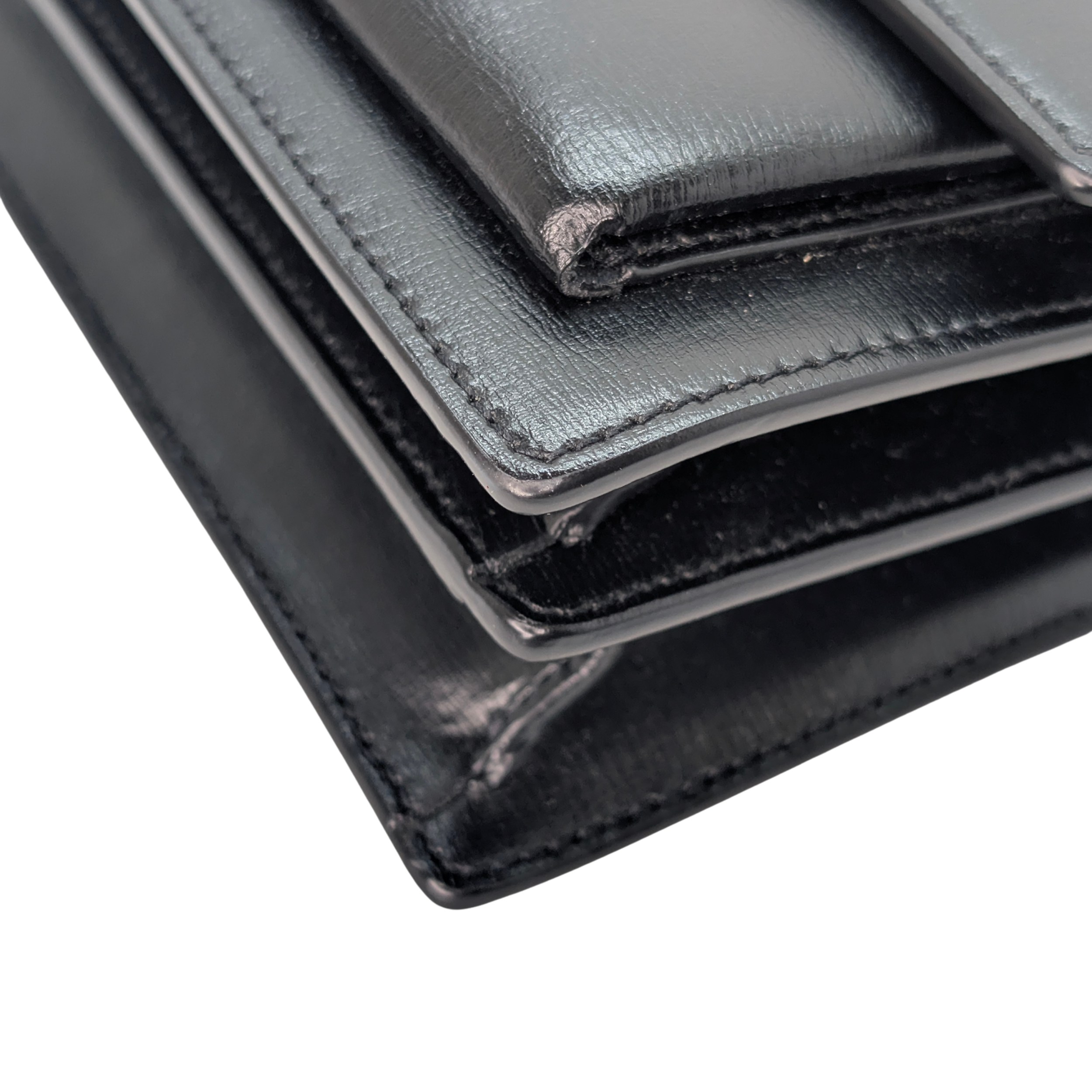 Yves Saint Laurent Sunset Small Leather Shoulder Bag Black