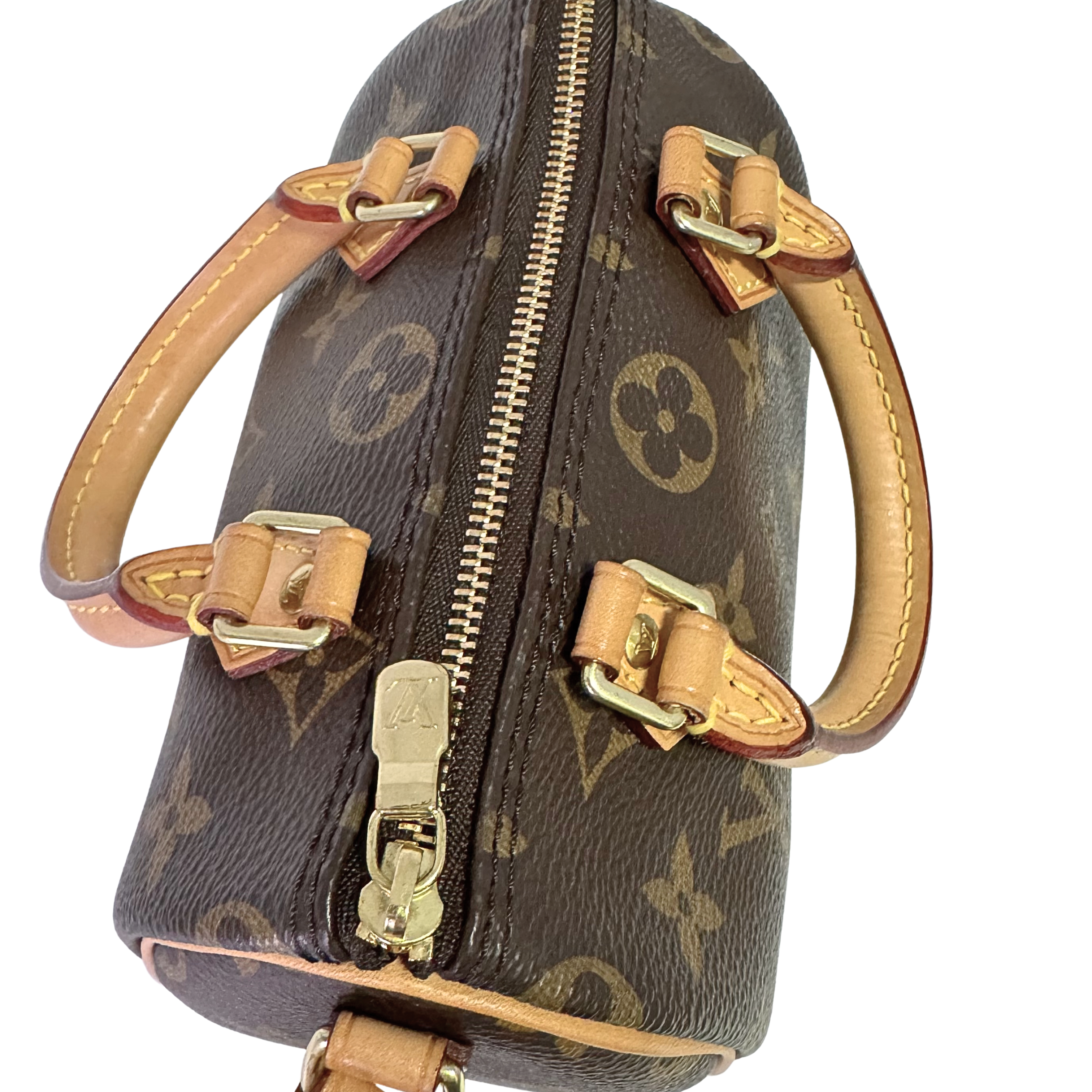 Louis Vuitton Nano Speedy Handbag Monogram Canvas