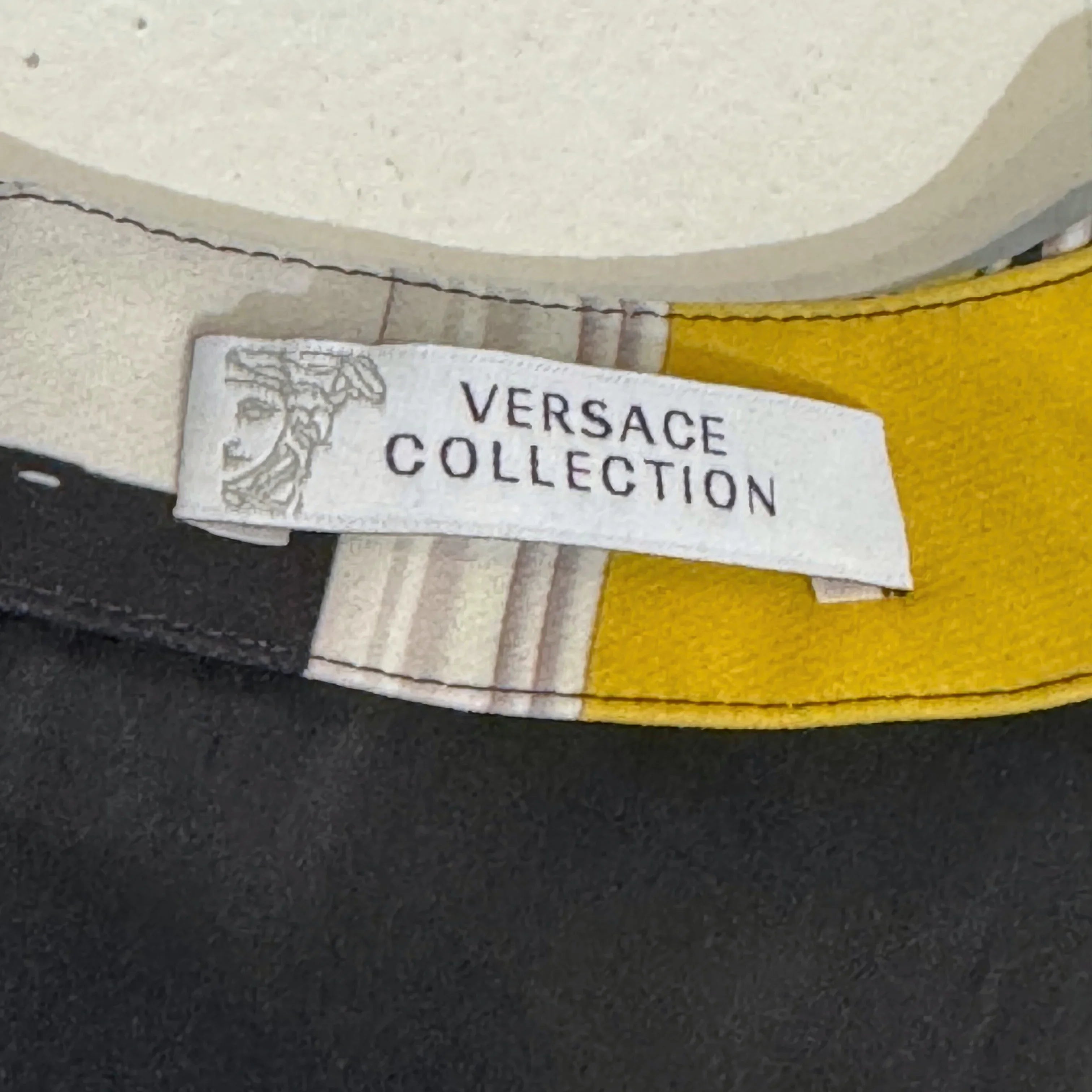 Versace Humbug Stripe Printed Shift Dress 48