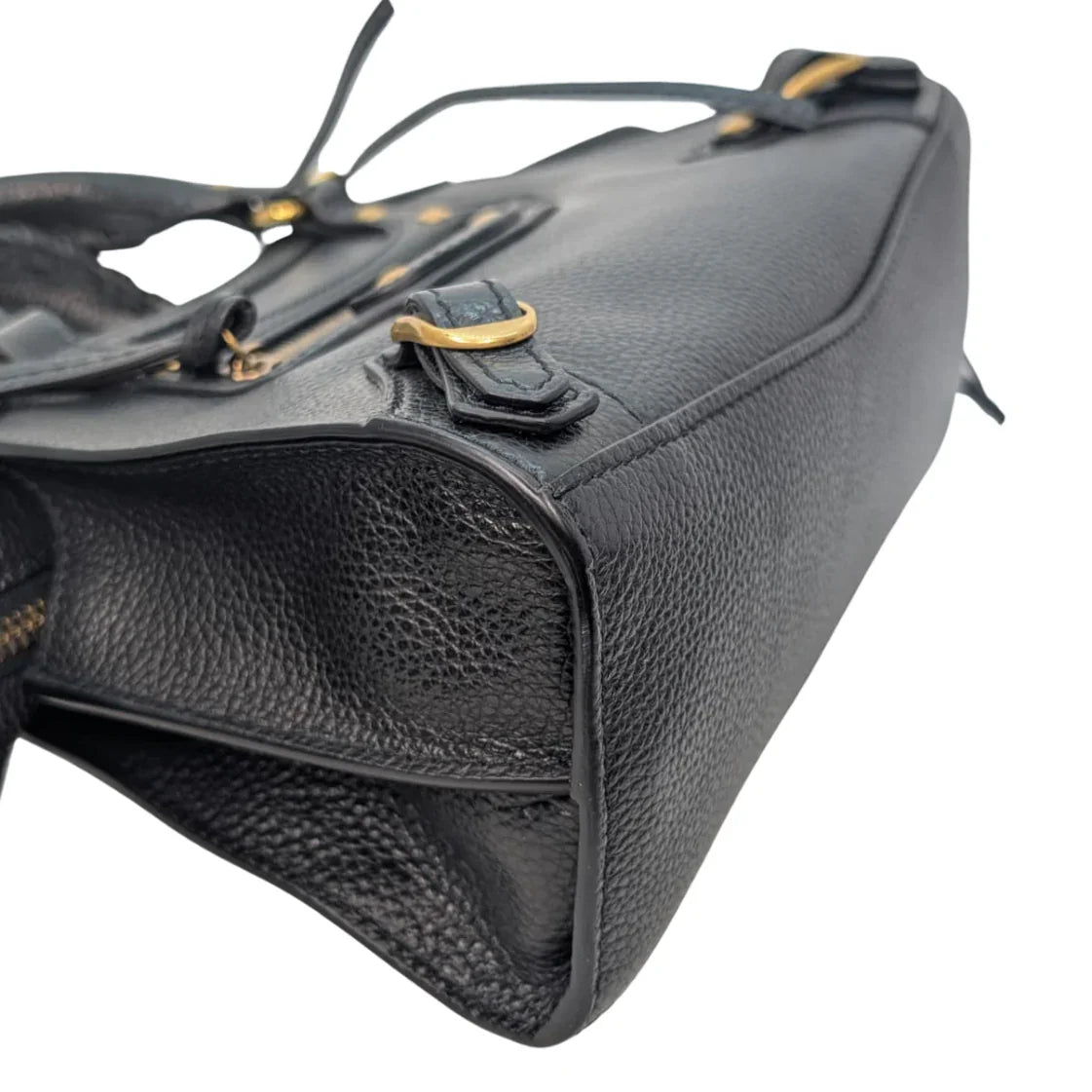 Balenciaga Neo Classic Gold Hardware Mini City Black - Lost Designer