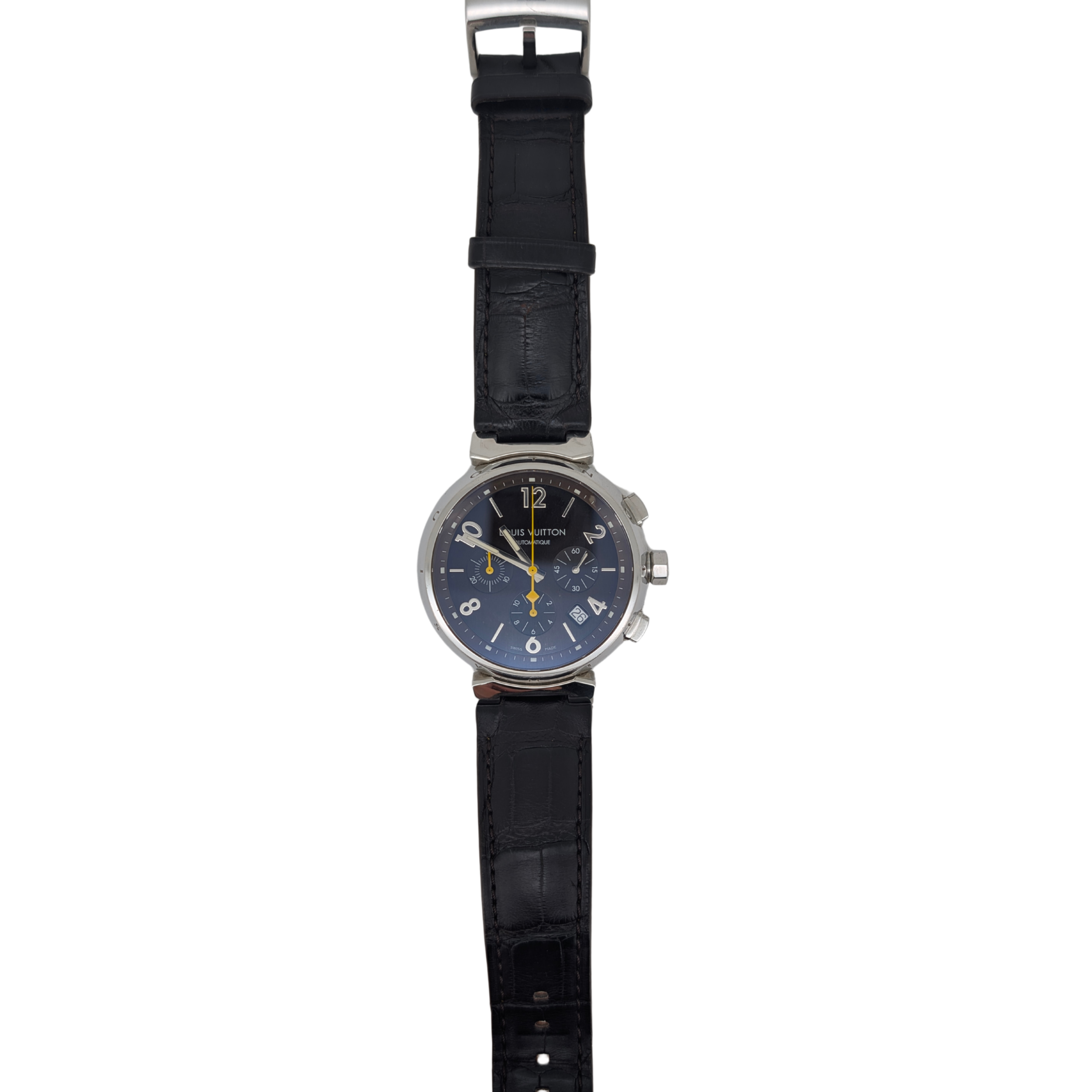 Louis Vuitton Tambour Chronograph Q1121 41mm Automatic Steel Watch