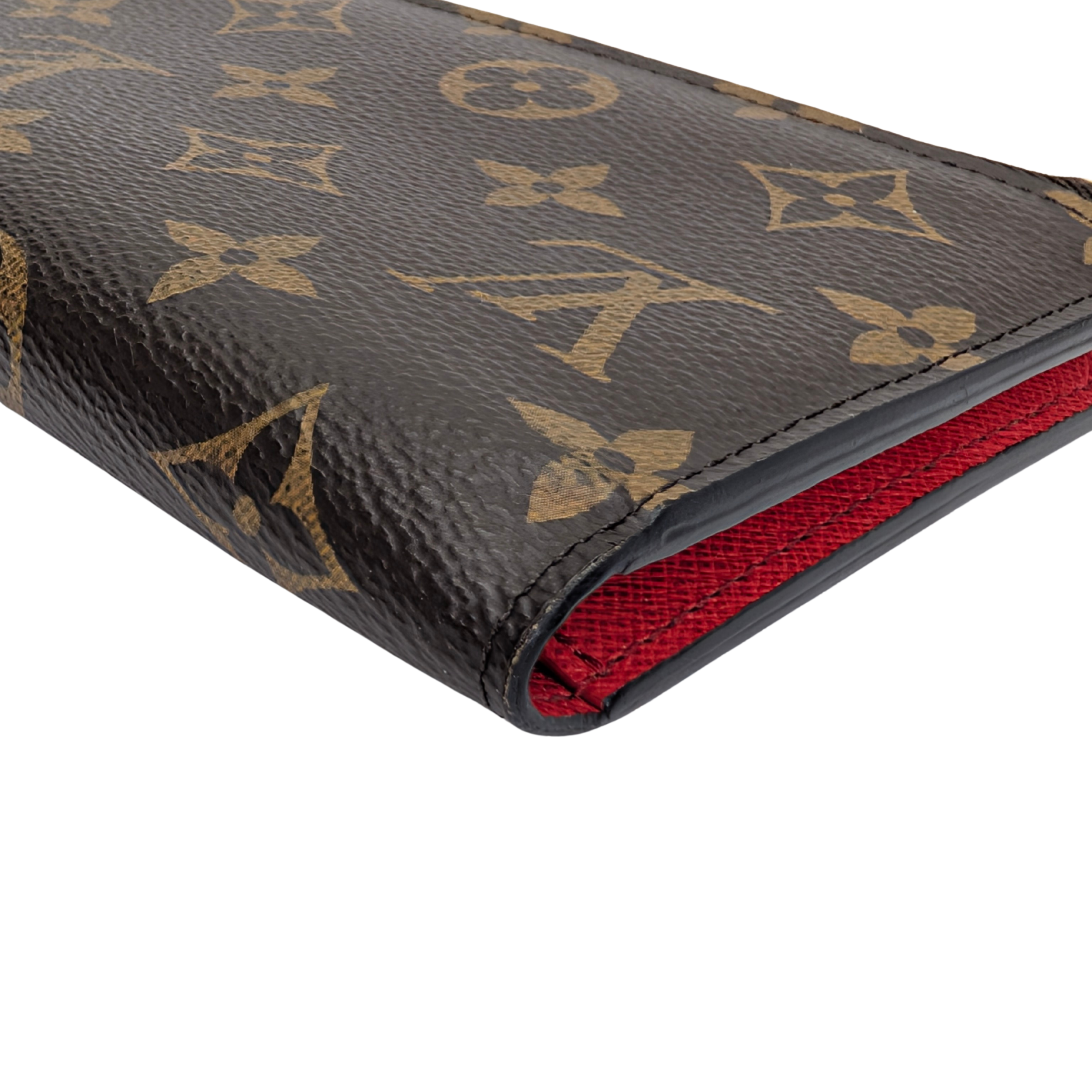 Louis Vuitton Coquelicot Monogram Canvas Adele Wallet