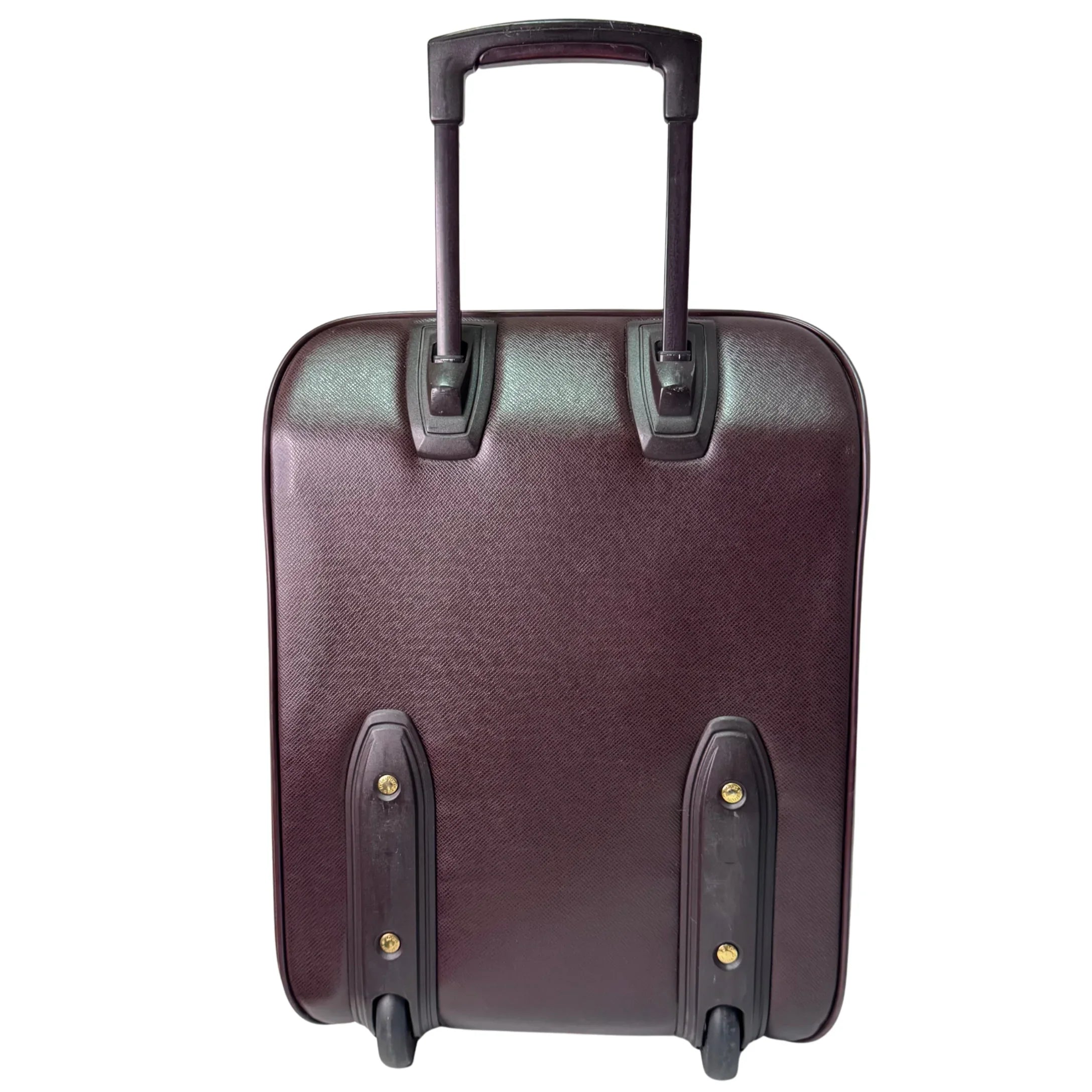 Louis Vuitton Pegase 45 Luggage Bag Leather Burgundy - Lost Designer