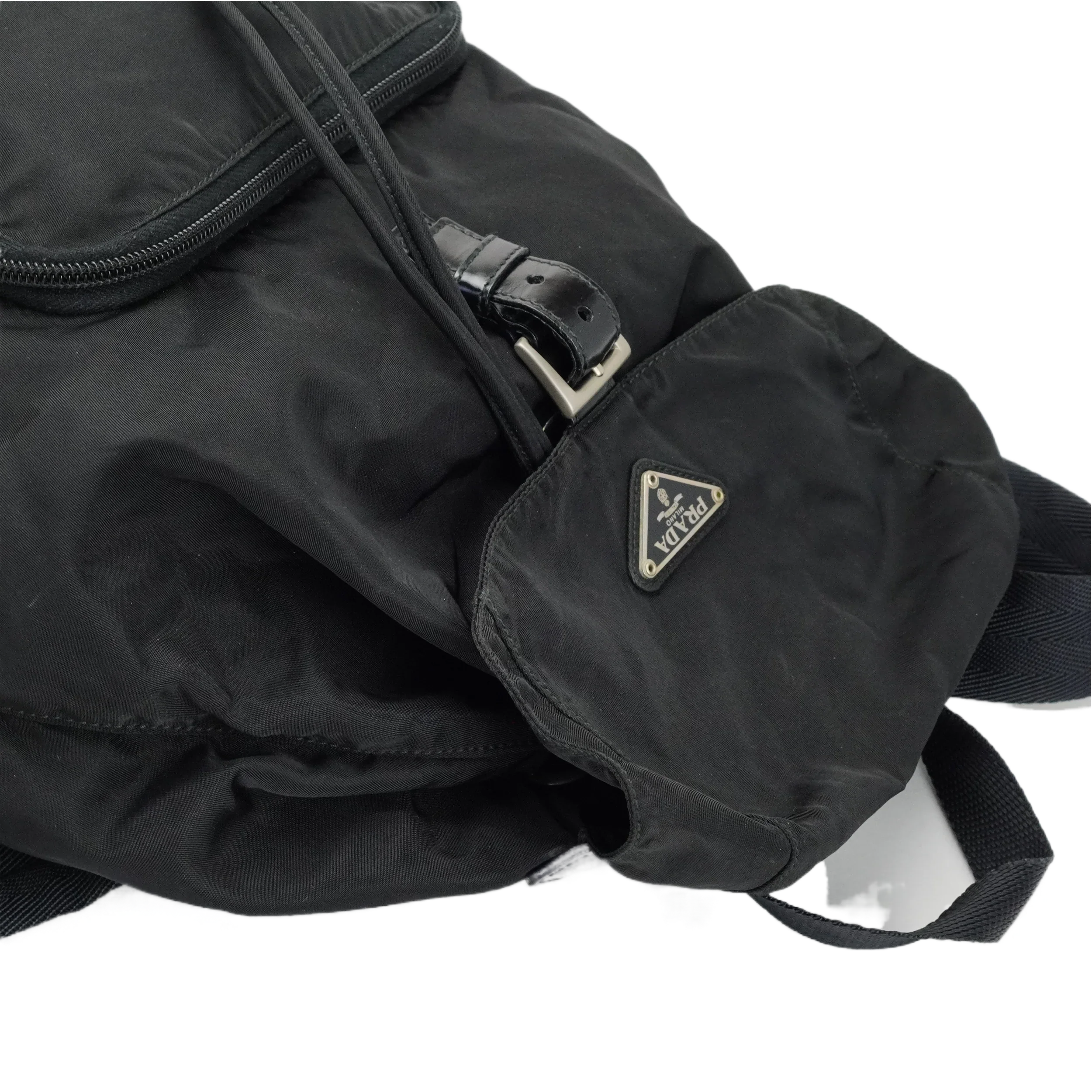 Prada Nylon Black Backpack Rucksack - Lost Designer