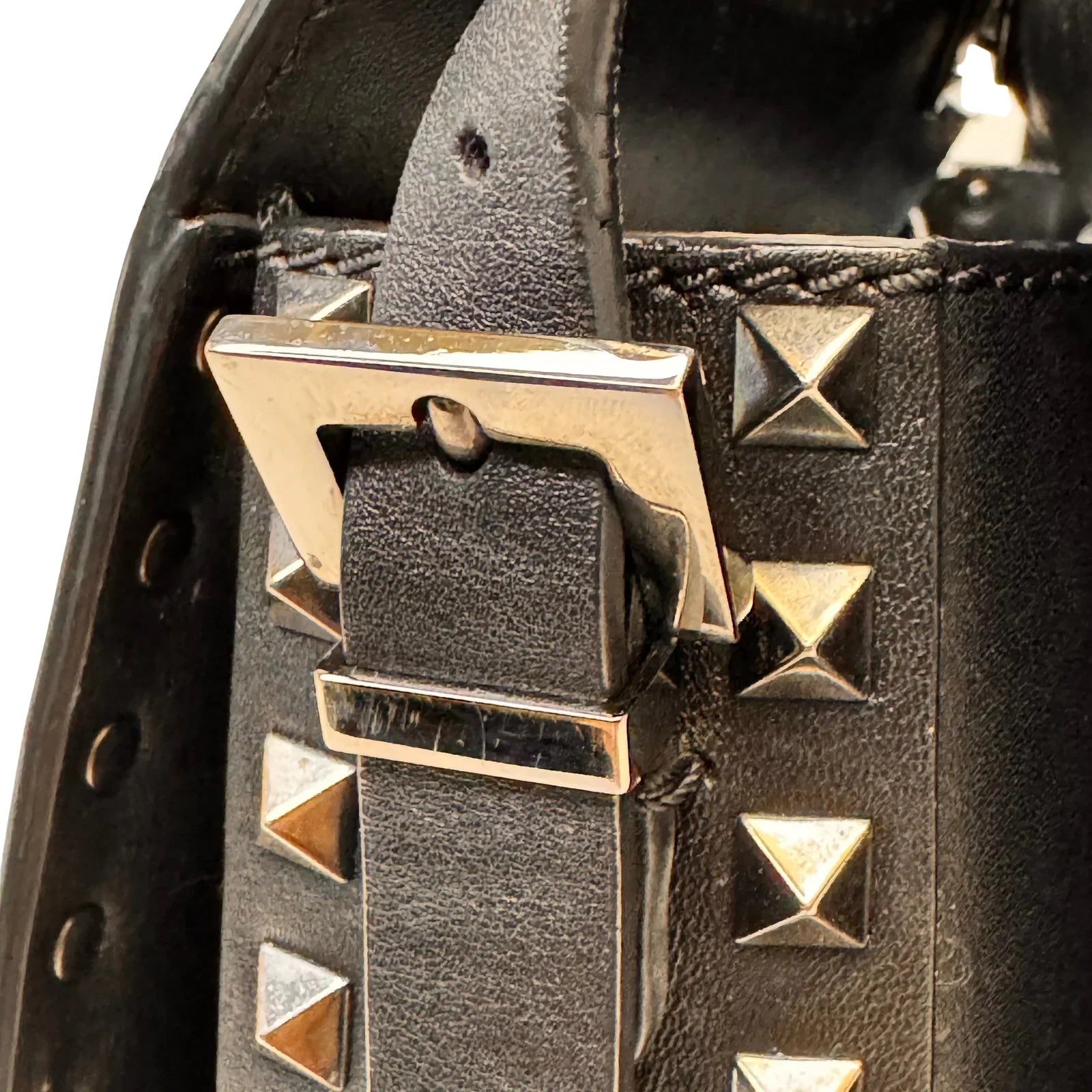 Valentino Black Leather Shoulder Bag