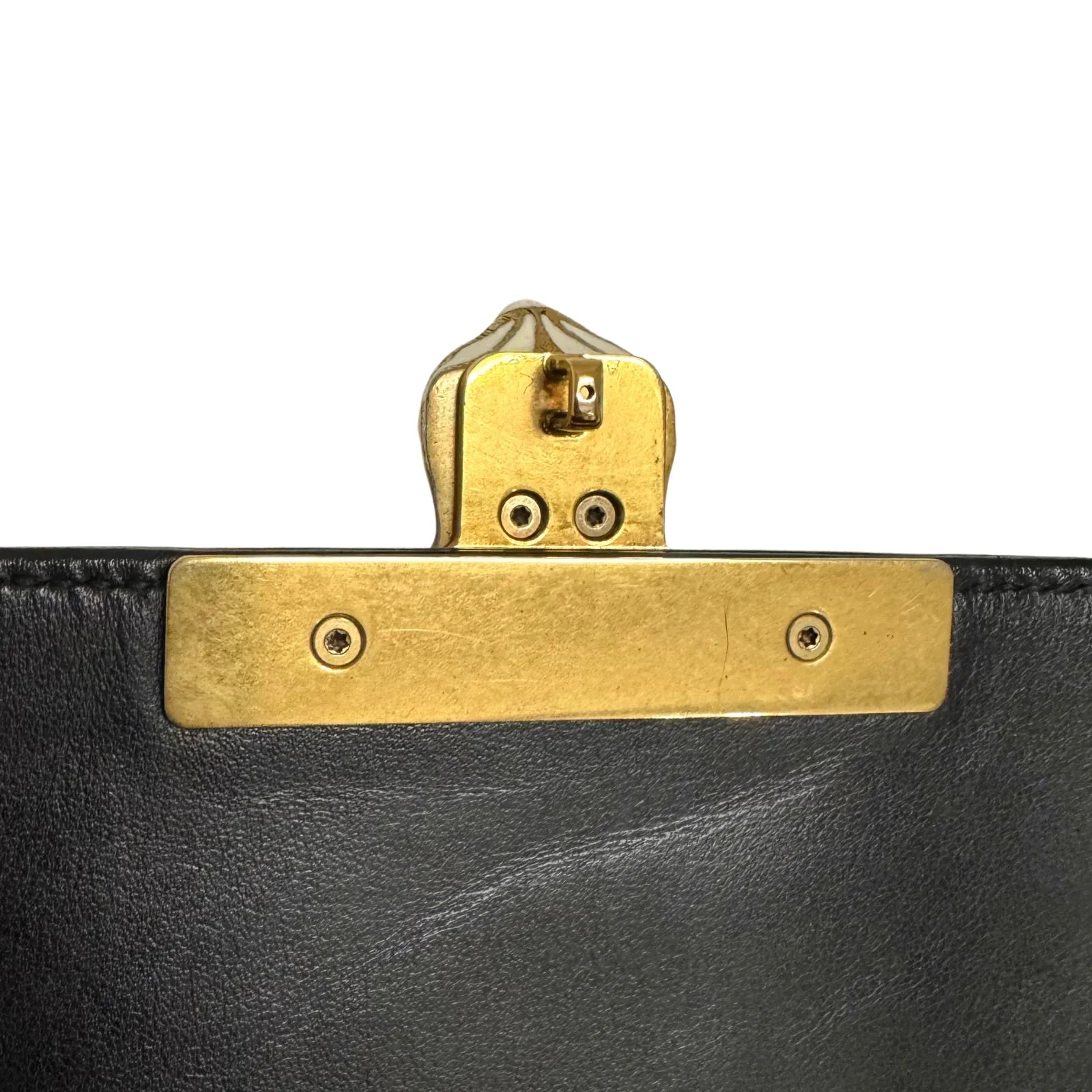 Gucci Osiride Future Embellished Leather Bag Black