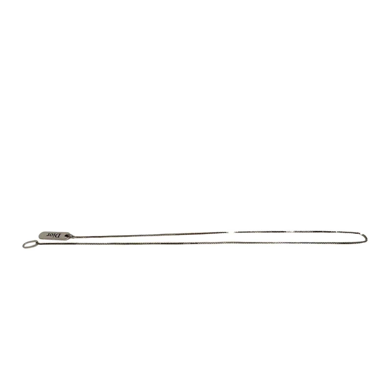 Dior Silver-Tone Pendant Necklace