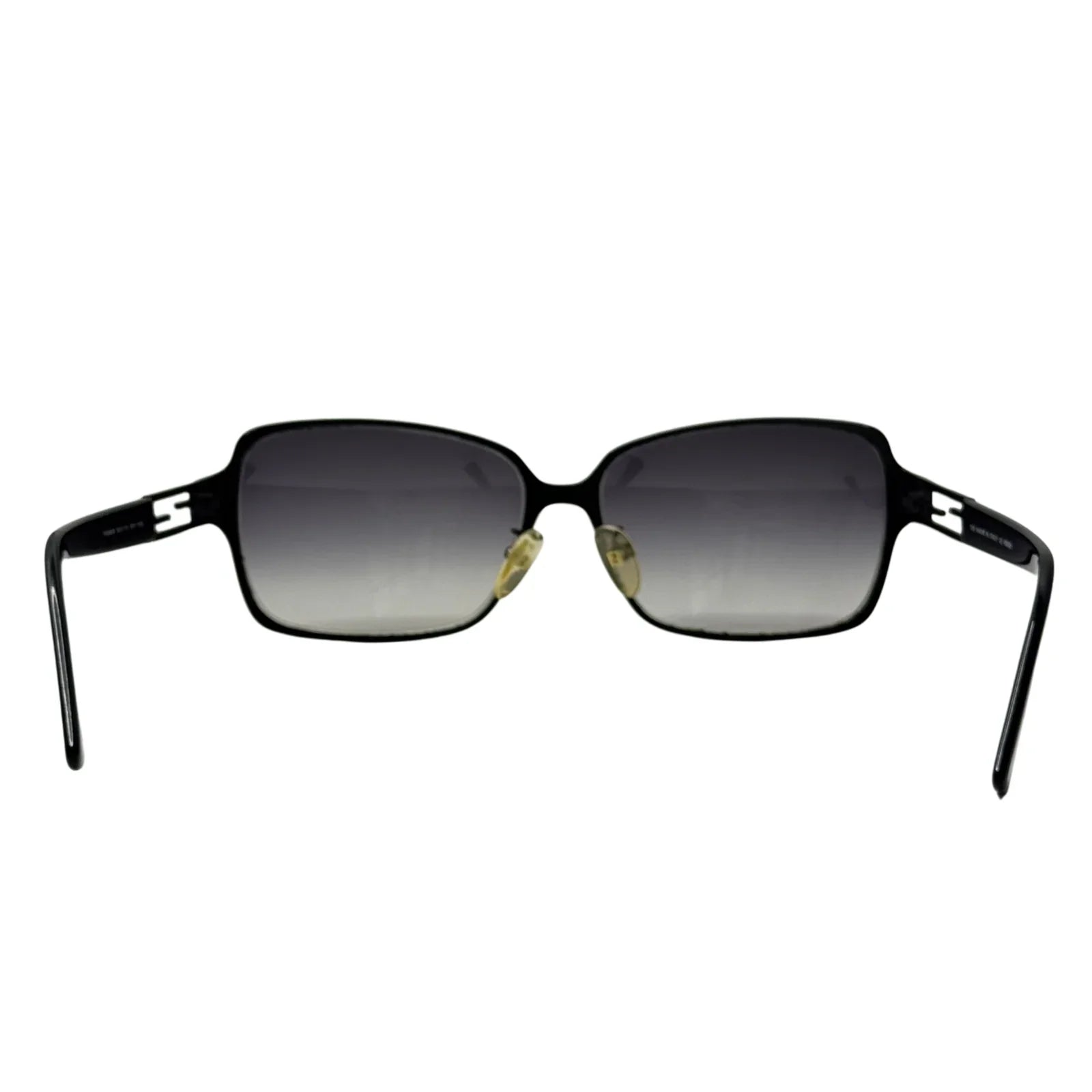 Fendi Black Rhinestone Angular Frame Sunglasses
