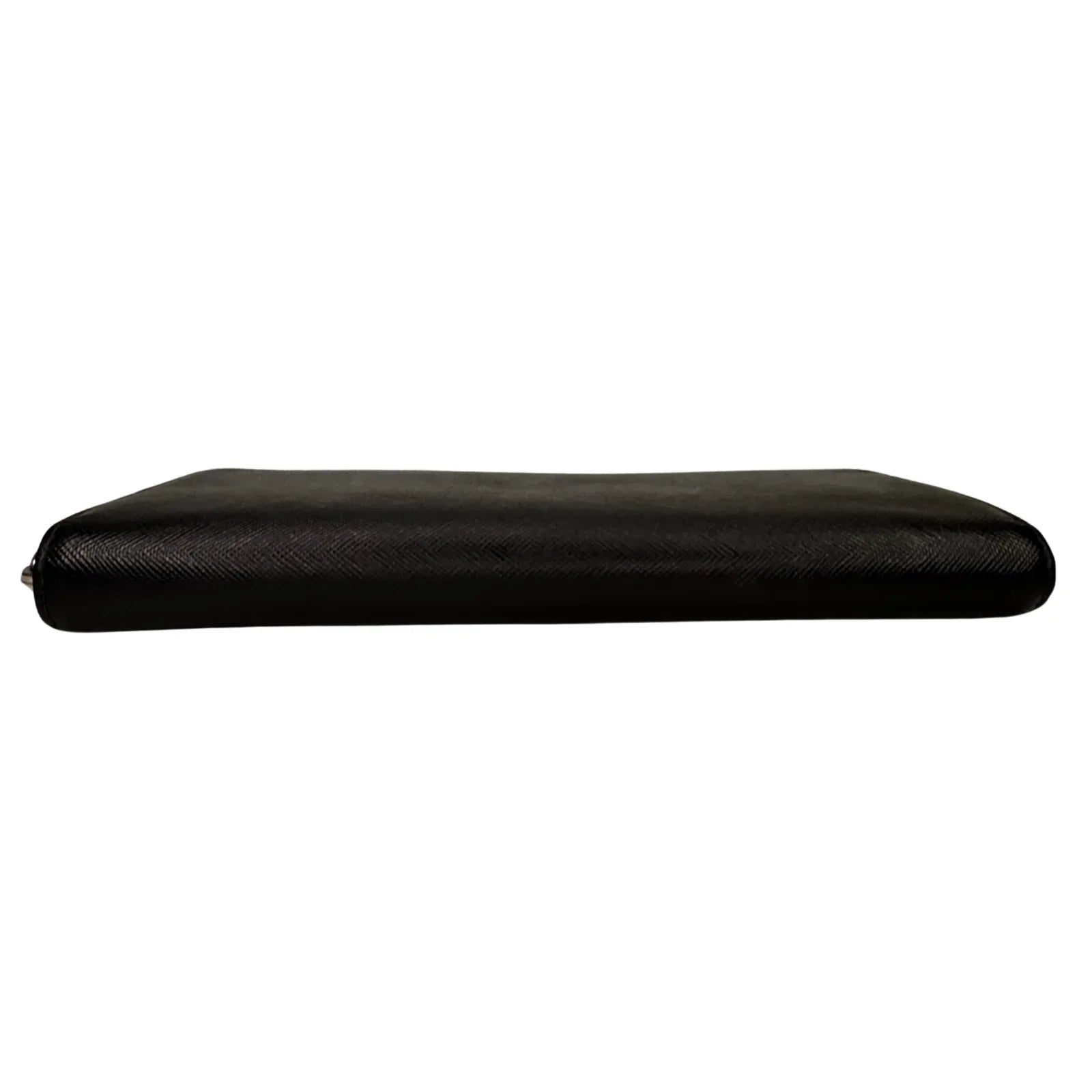 Prada Saffiano Leather Zip-Around Long Wallet – Nero Black