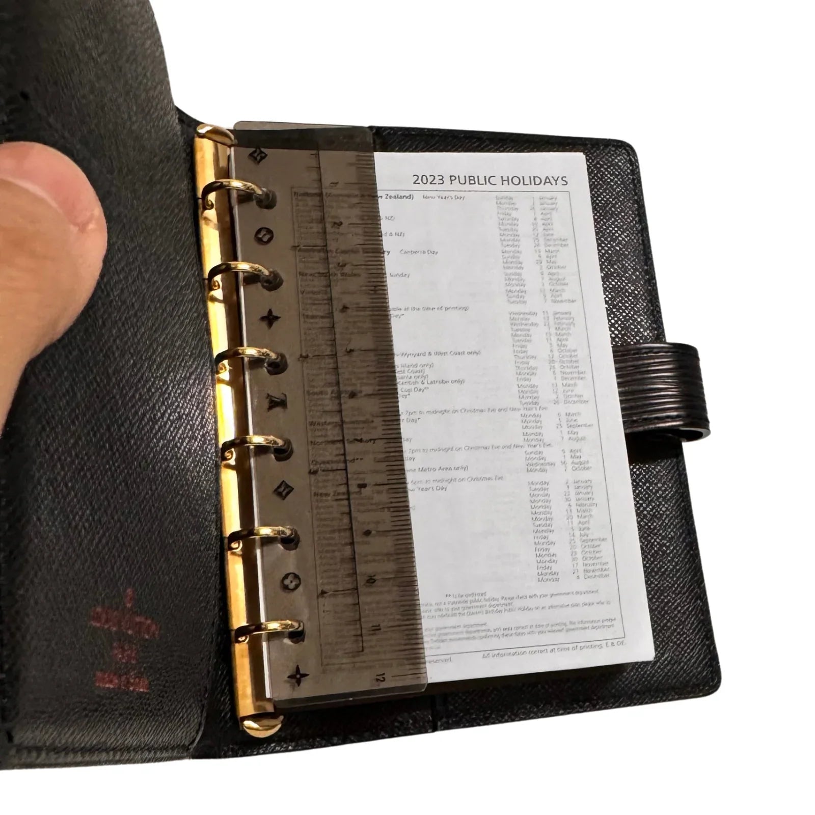 Louis Vuitton Epi Agenda Notebook Agenda
