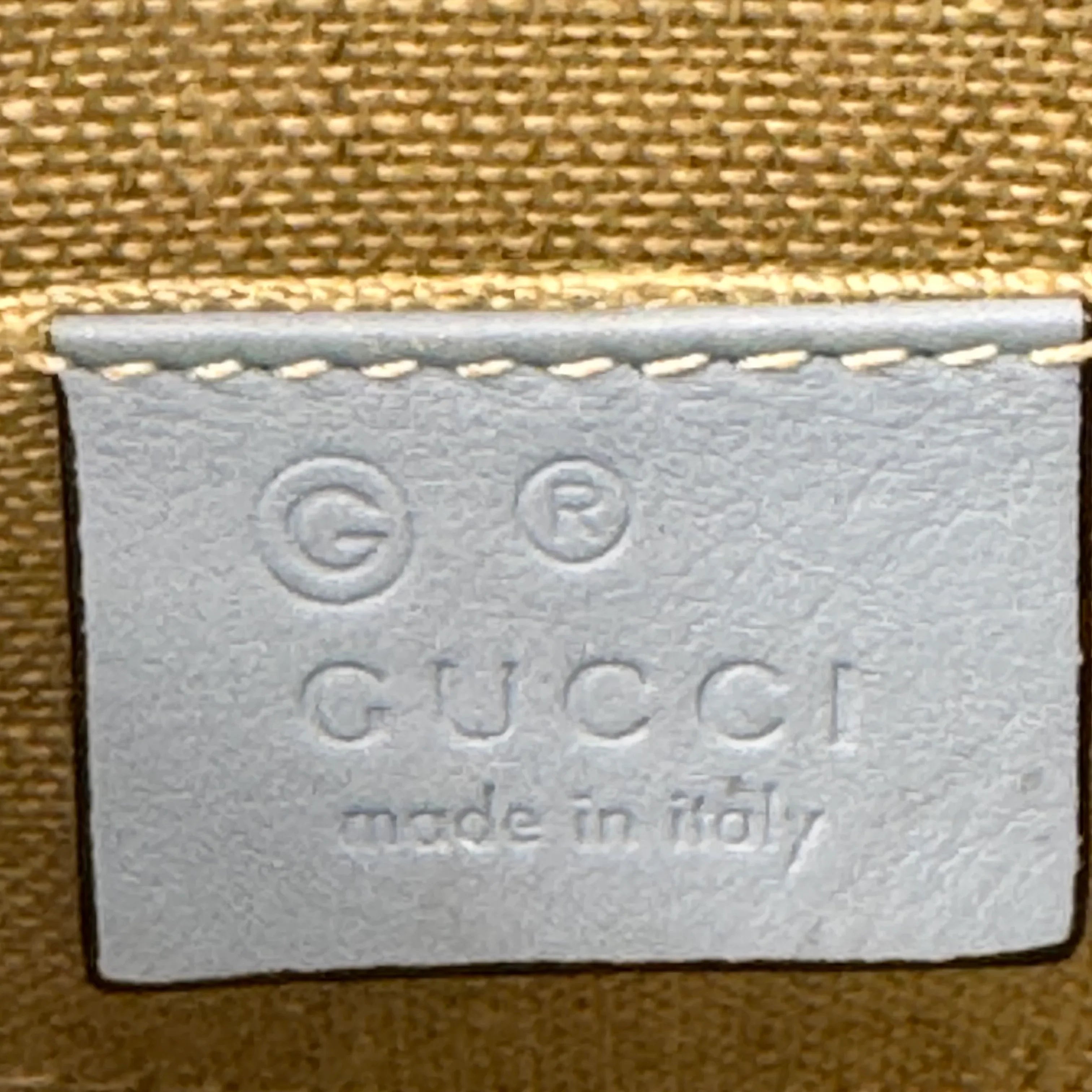 Gucci Microguccissima Mini Emily Chain Shoulder Bag – Light Blue