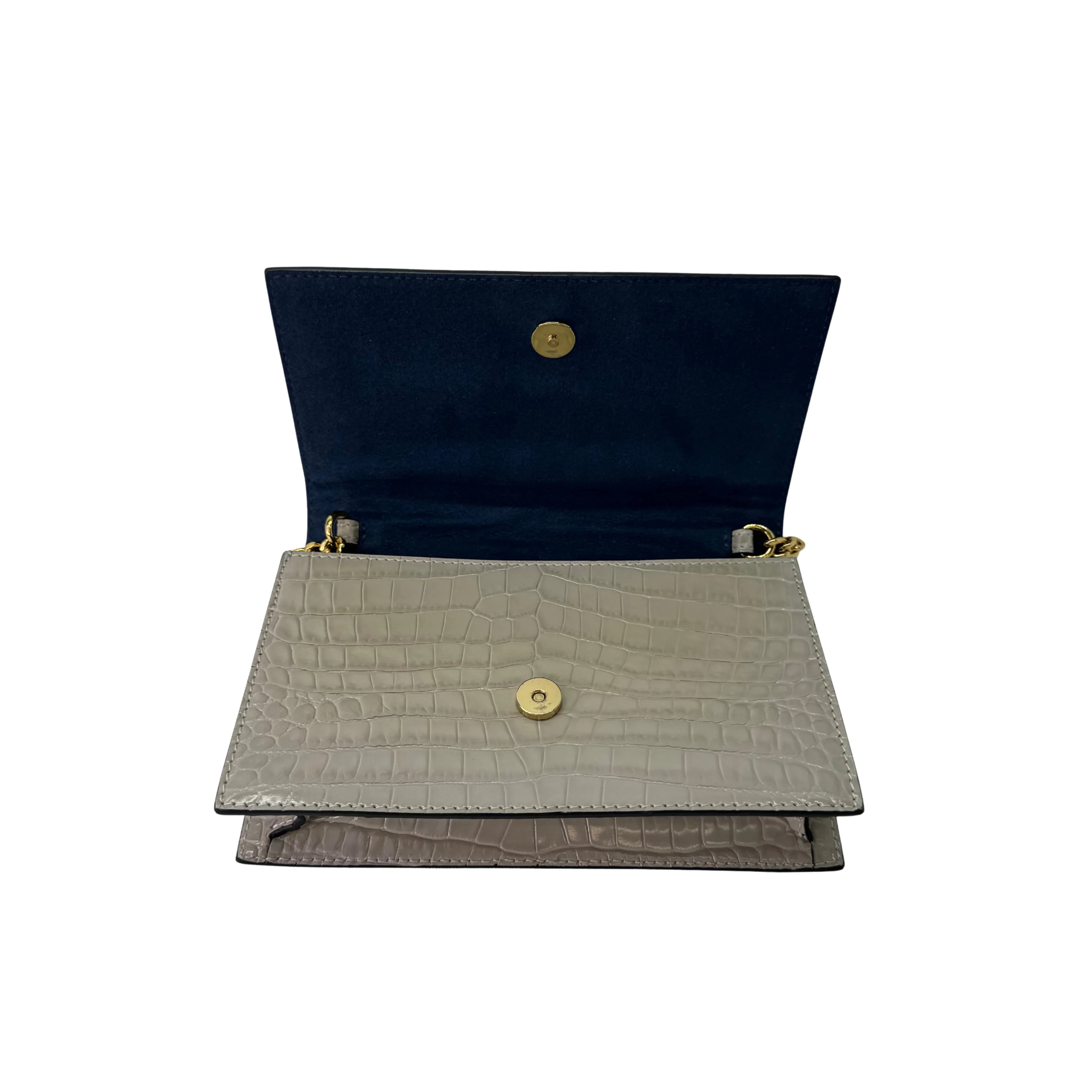 Alexander McQueen Skull Crossbody Bag Leather Grey White - Lost Designer