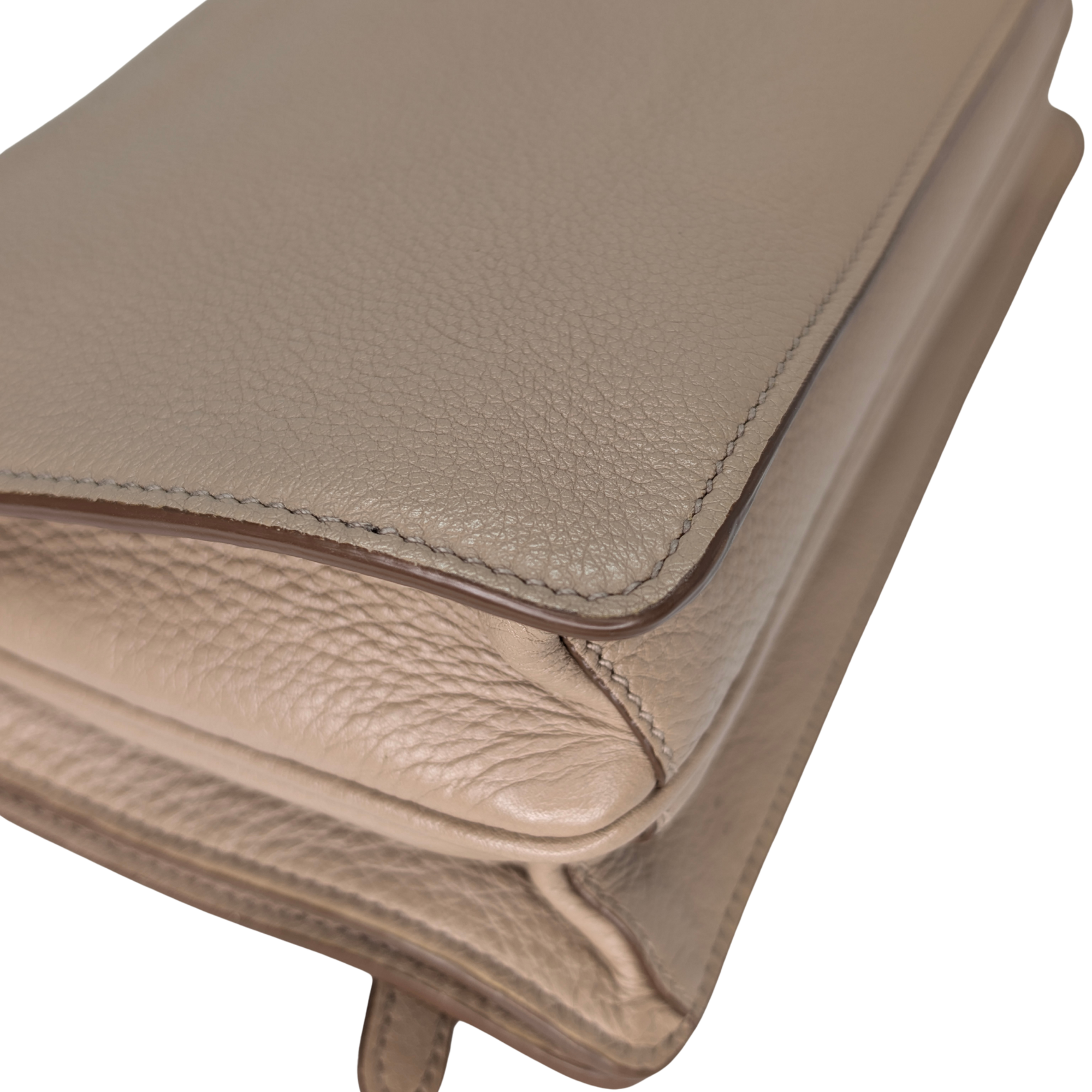 Prada Vitello Daino Leather Crossbody Bag Beige