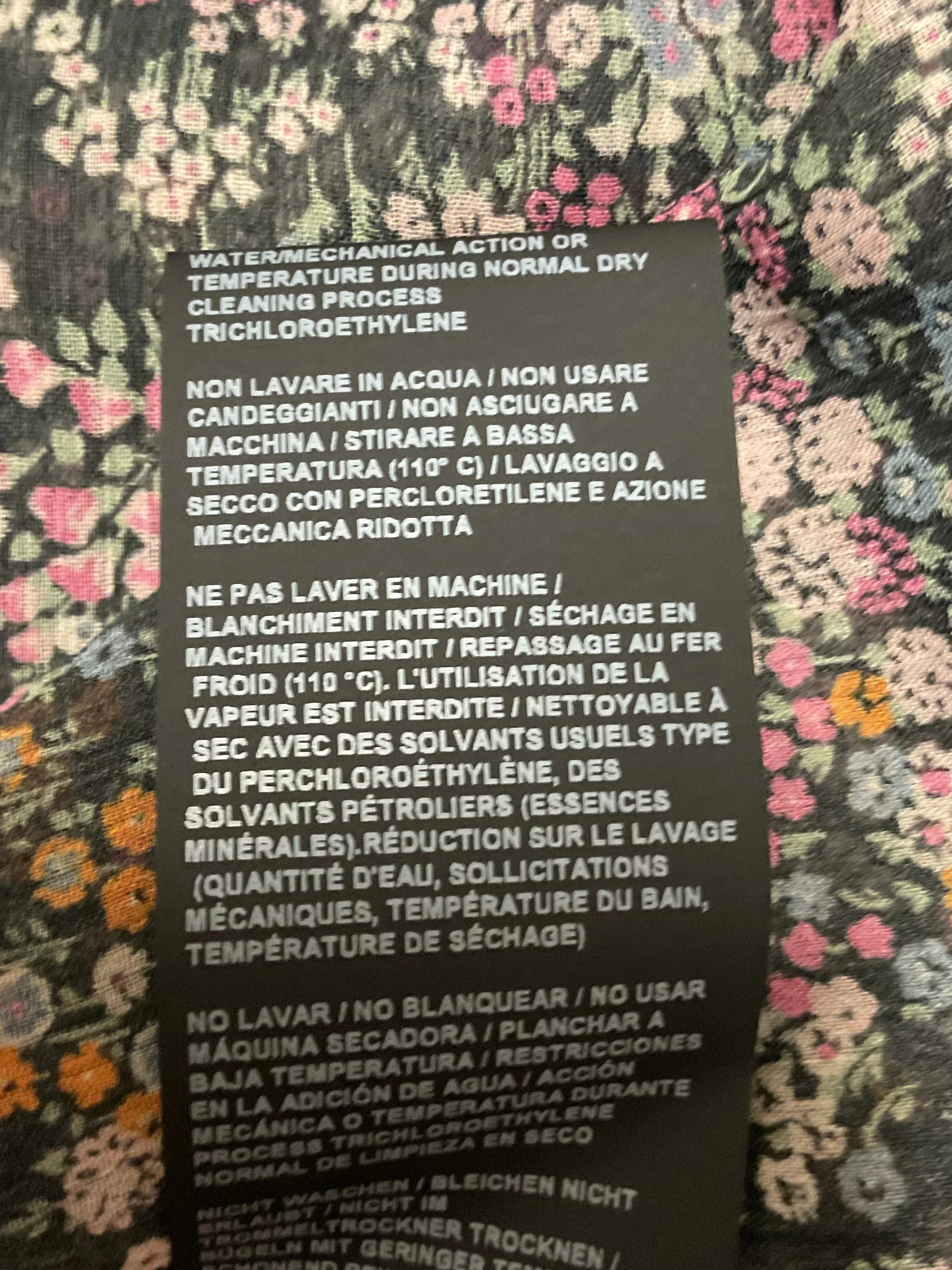 Palm Angels Long Dress Floral Multicolour 42 - Lost Designer