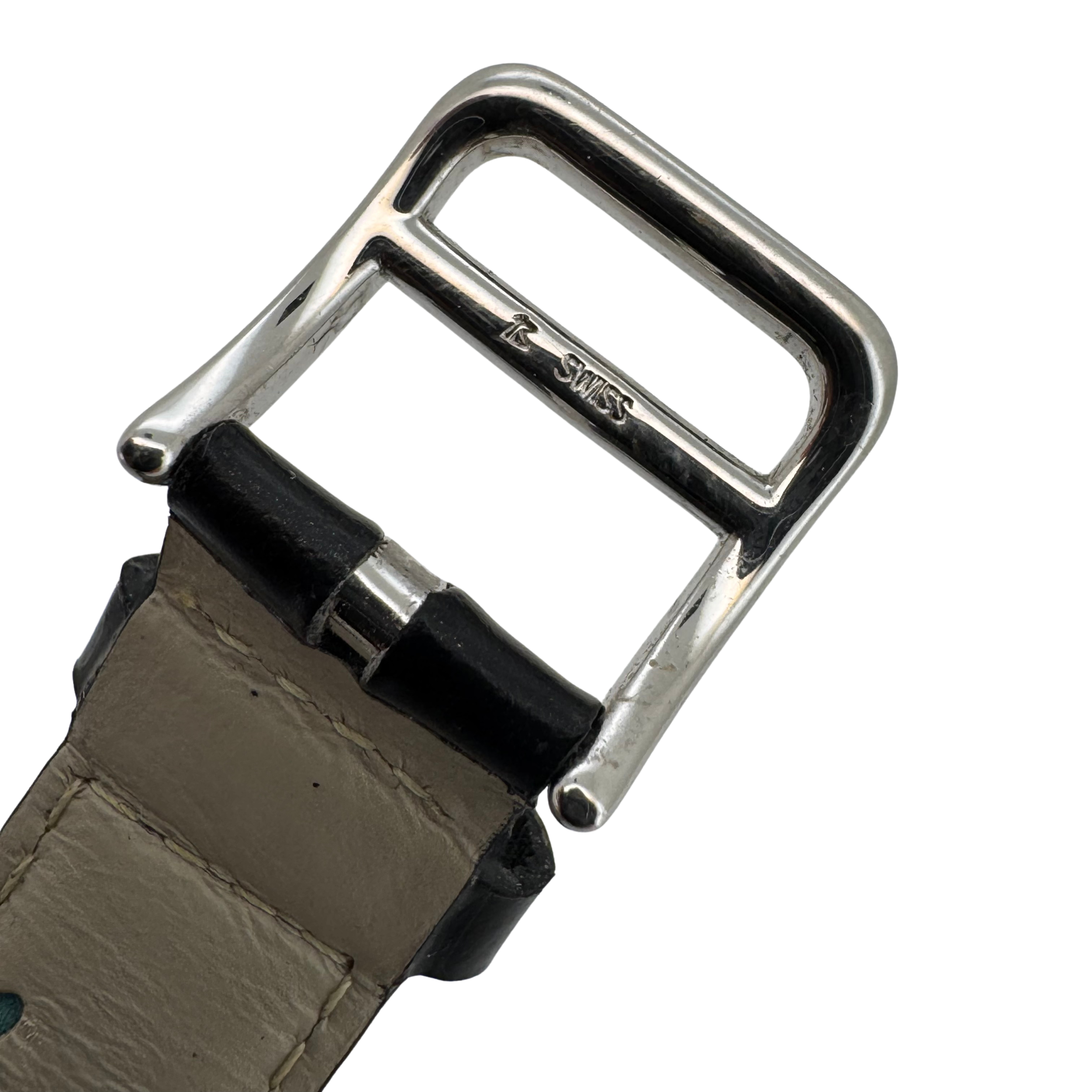 Hermes H Watch RS1.201 Quartz Stainless Steel white Dial