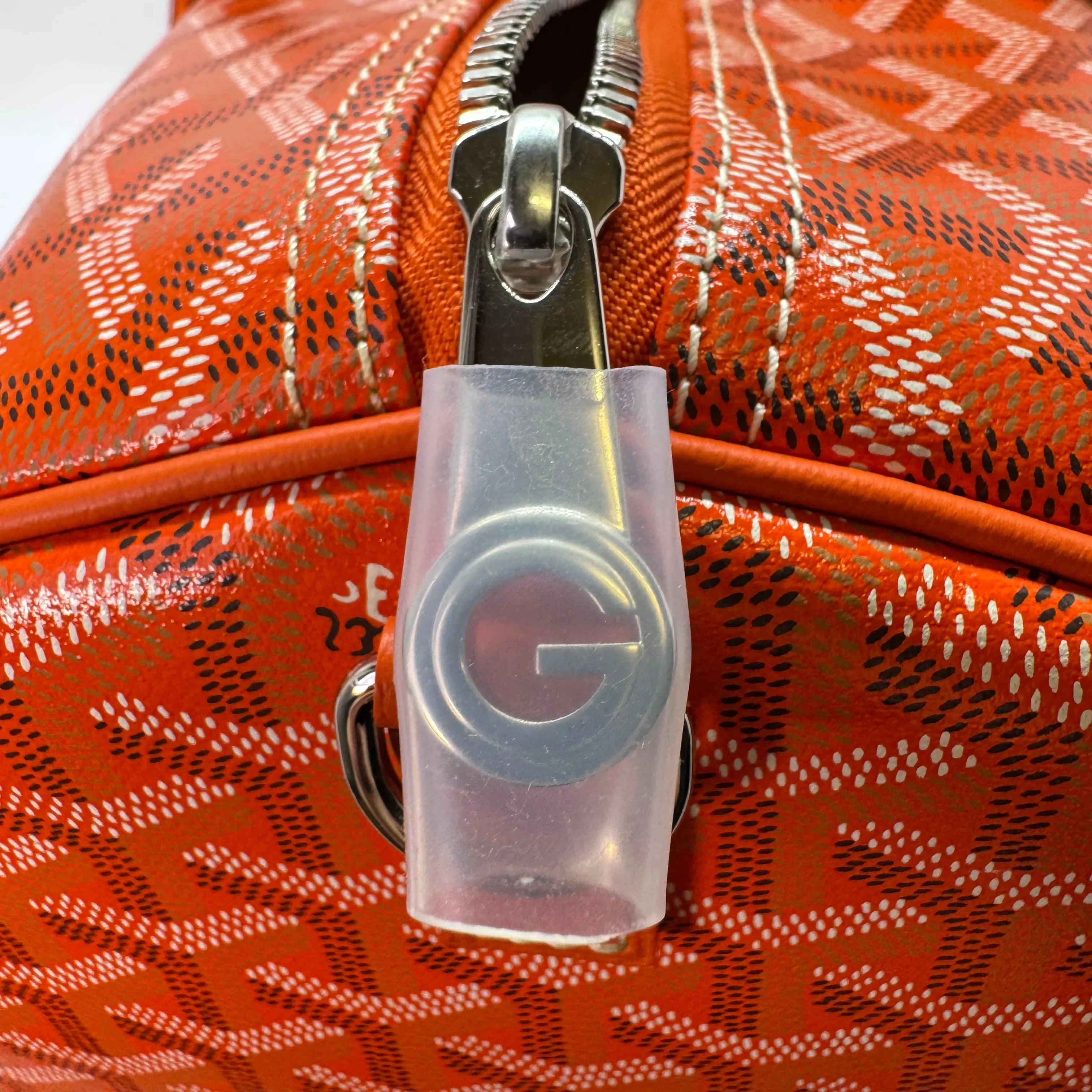 Goyard Orange Barrel 40 Sports Bag - Lost Designer