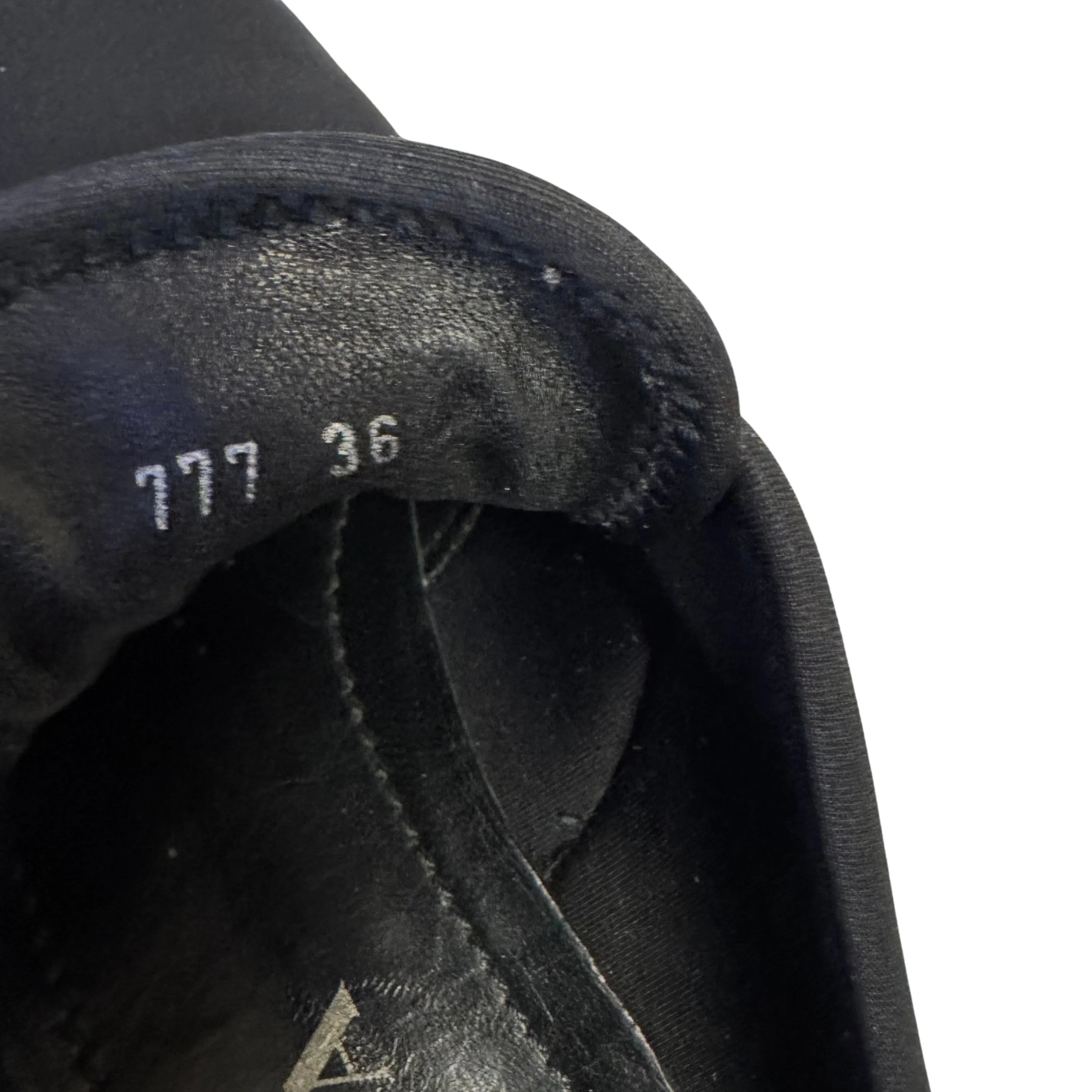 Prada Black x Navy Neoprene Sneakers size 36
