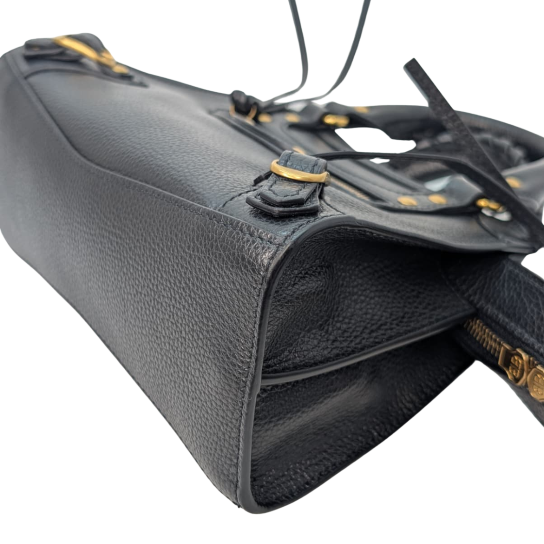 Balenciaga Neo Classic Gold Hardware Mini City Black