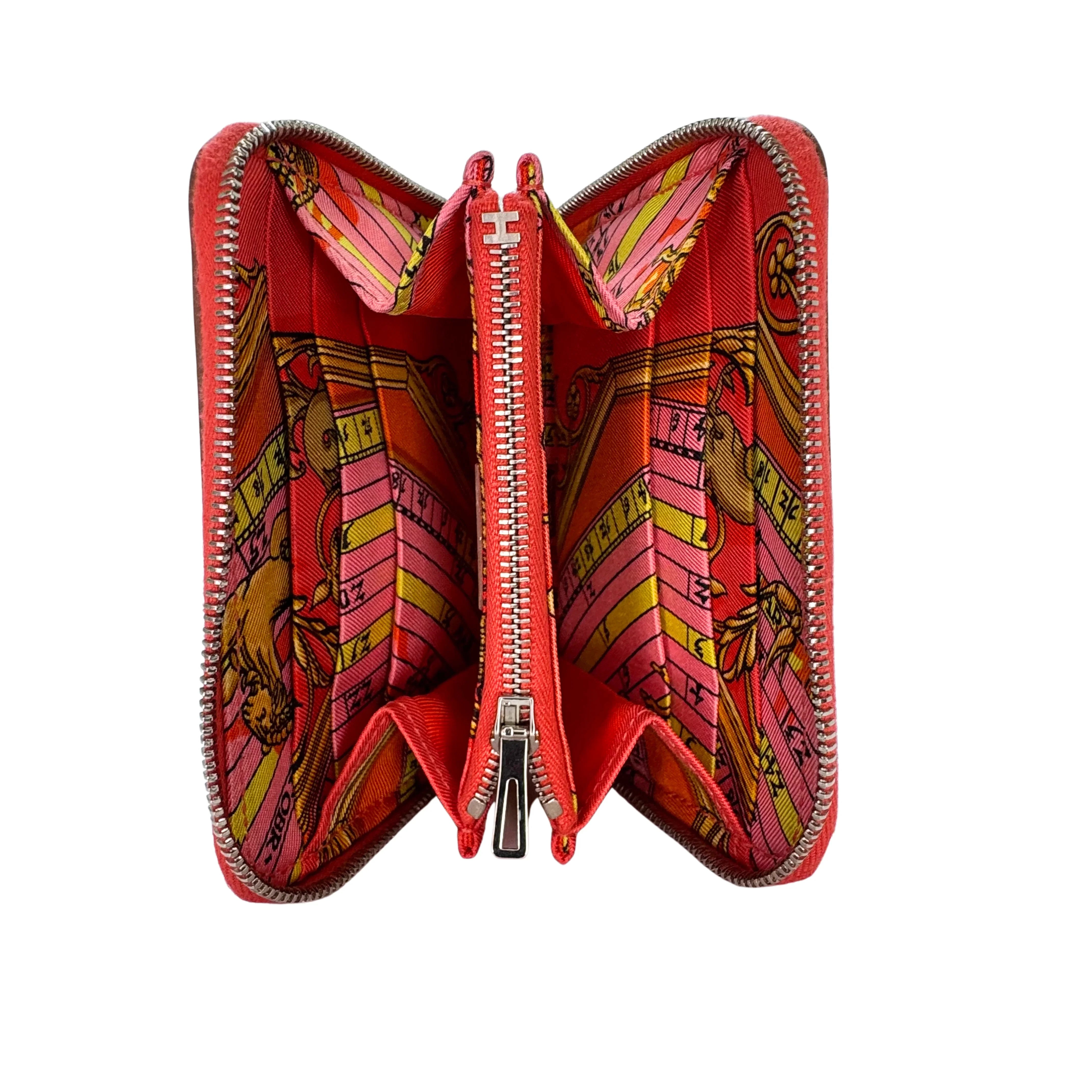 Hermés Epsom Silk'in Wallet Leather Red - Lost Designer