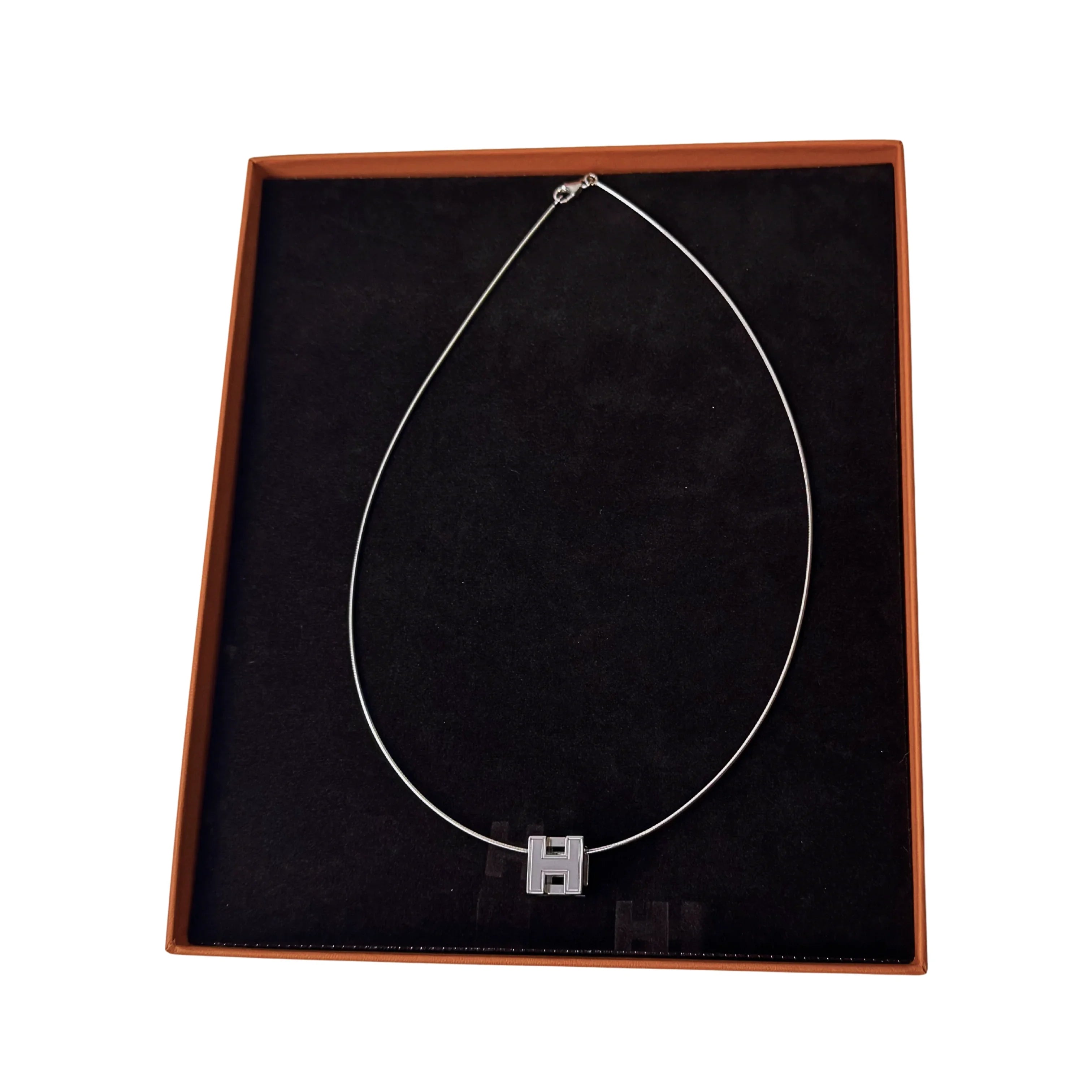 Hermés H Cube Necklace - Lost Designer