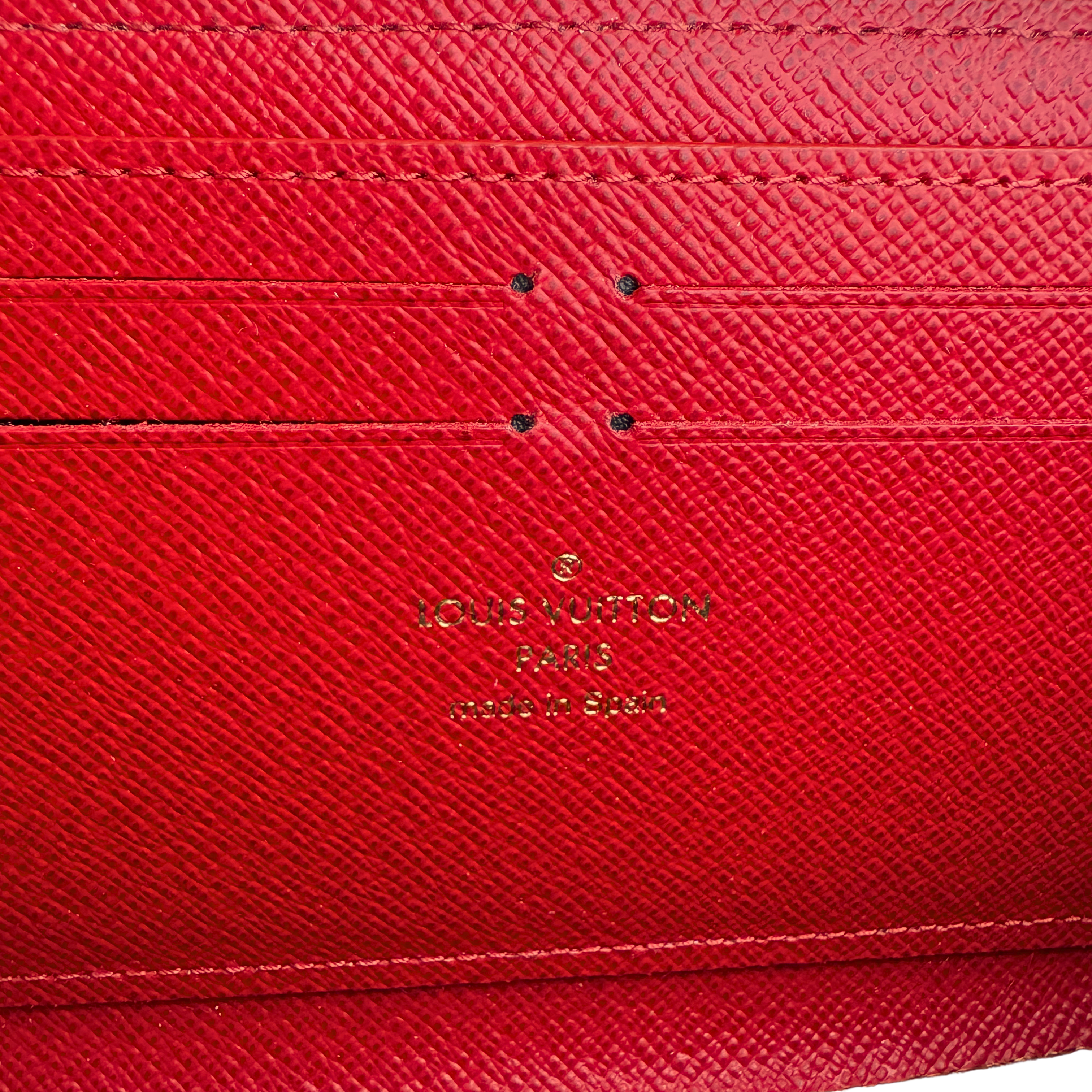 Louis Vuitton Clémence Canvas Wallet