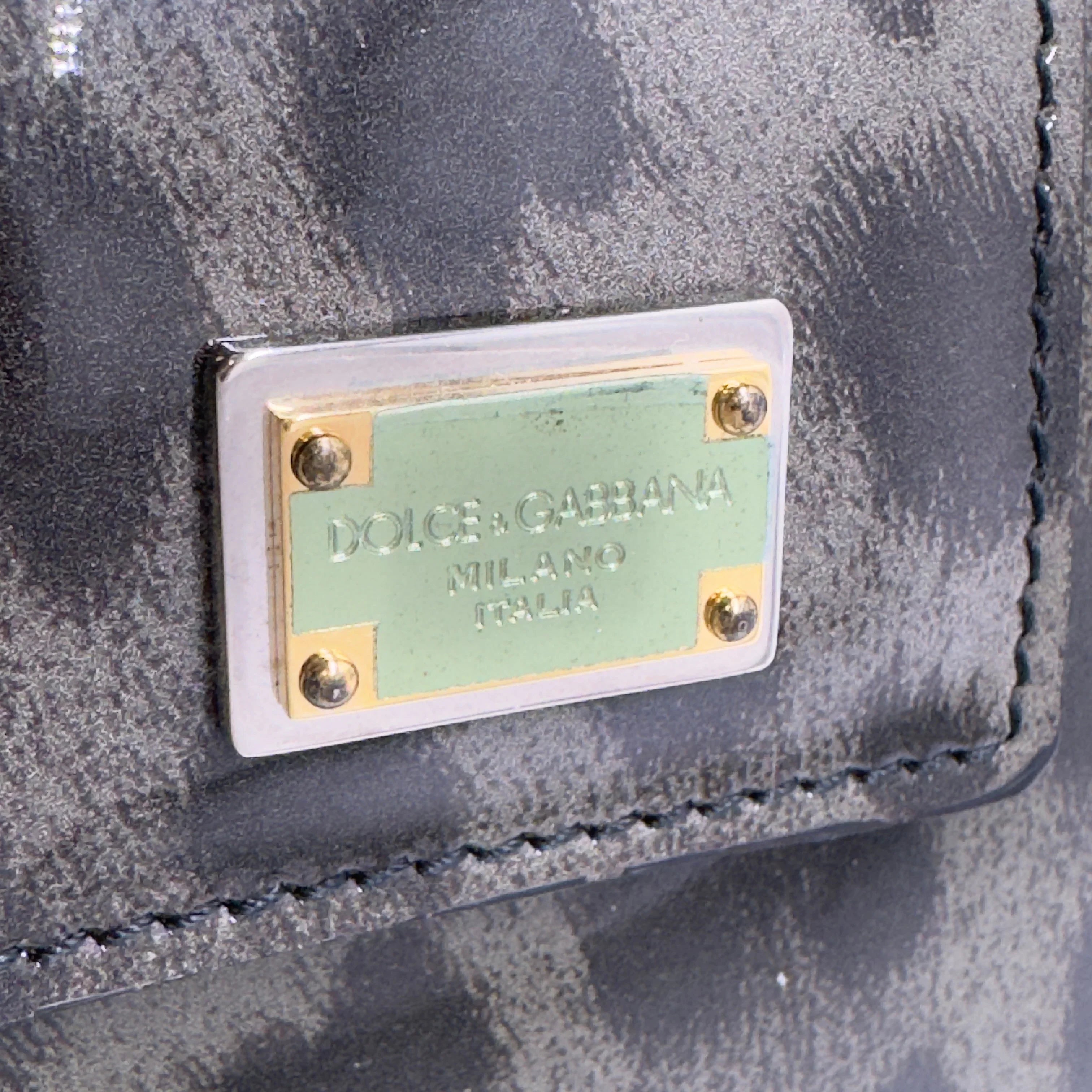 Dolce & Gabbana Leopard Print Leather Wallet Khaki - Lost Designer