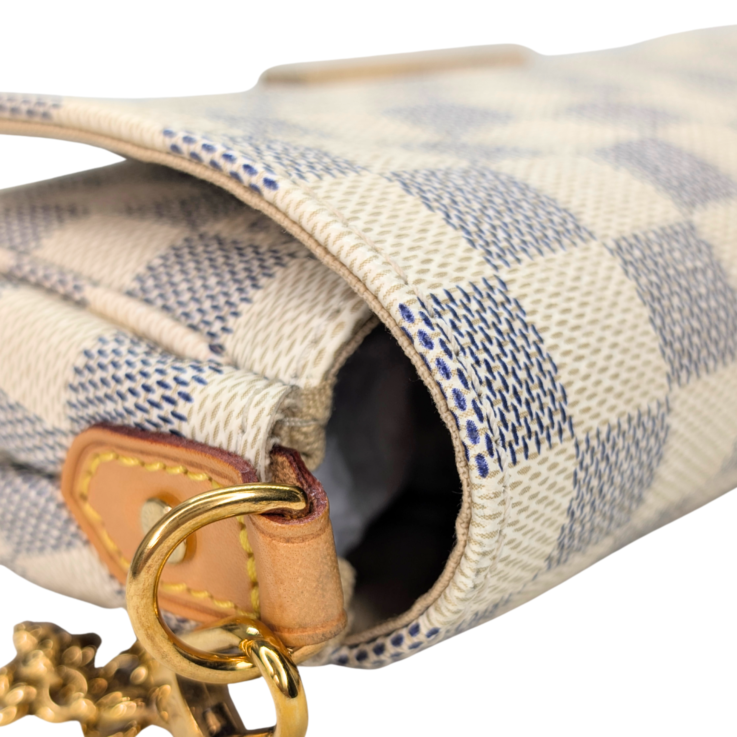 路易威登Favorite Damier Azur手袋