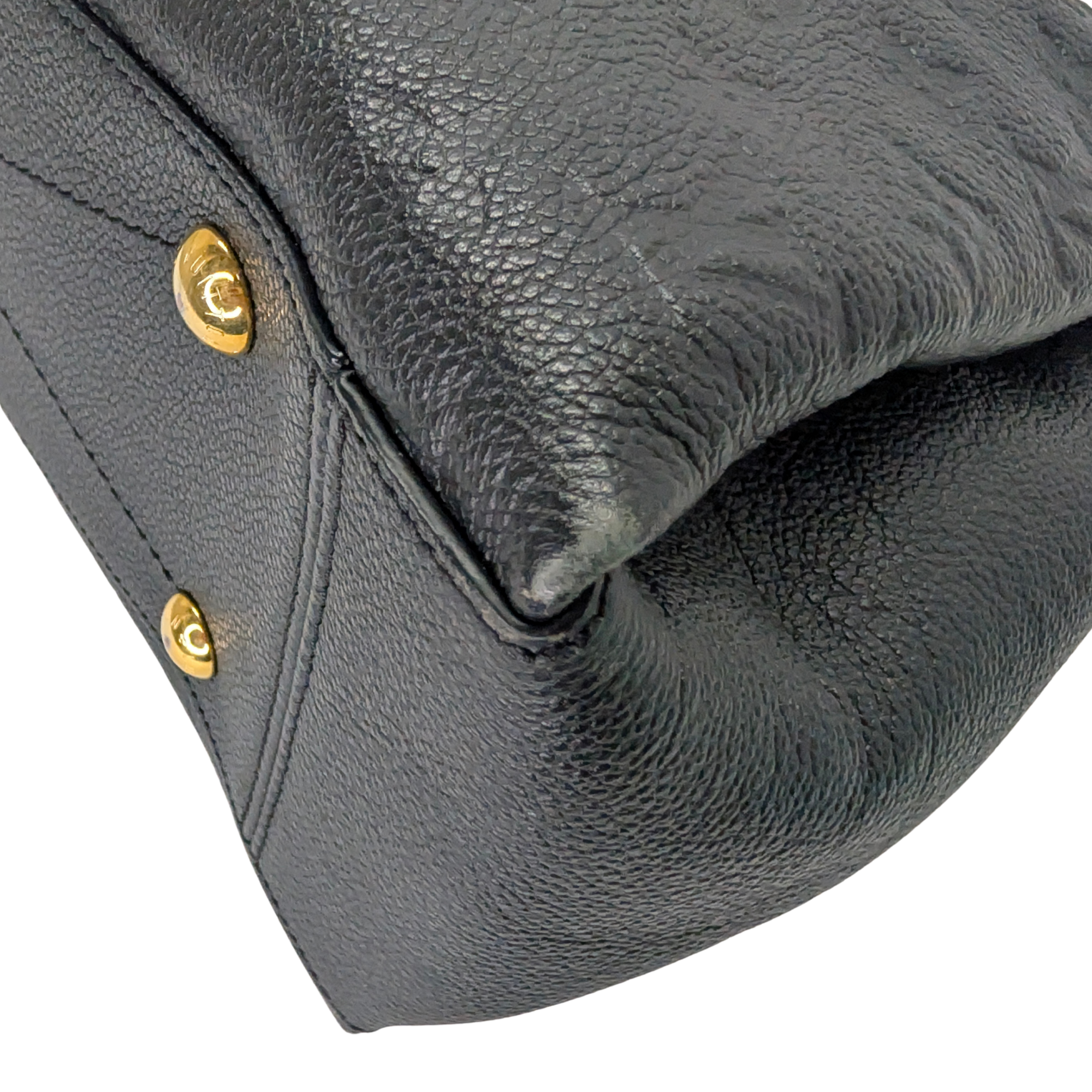 Louis Vuitton Suréne MM Chain Tote Handbag Black