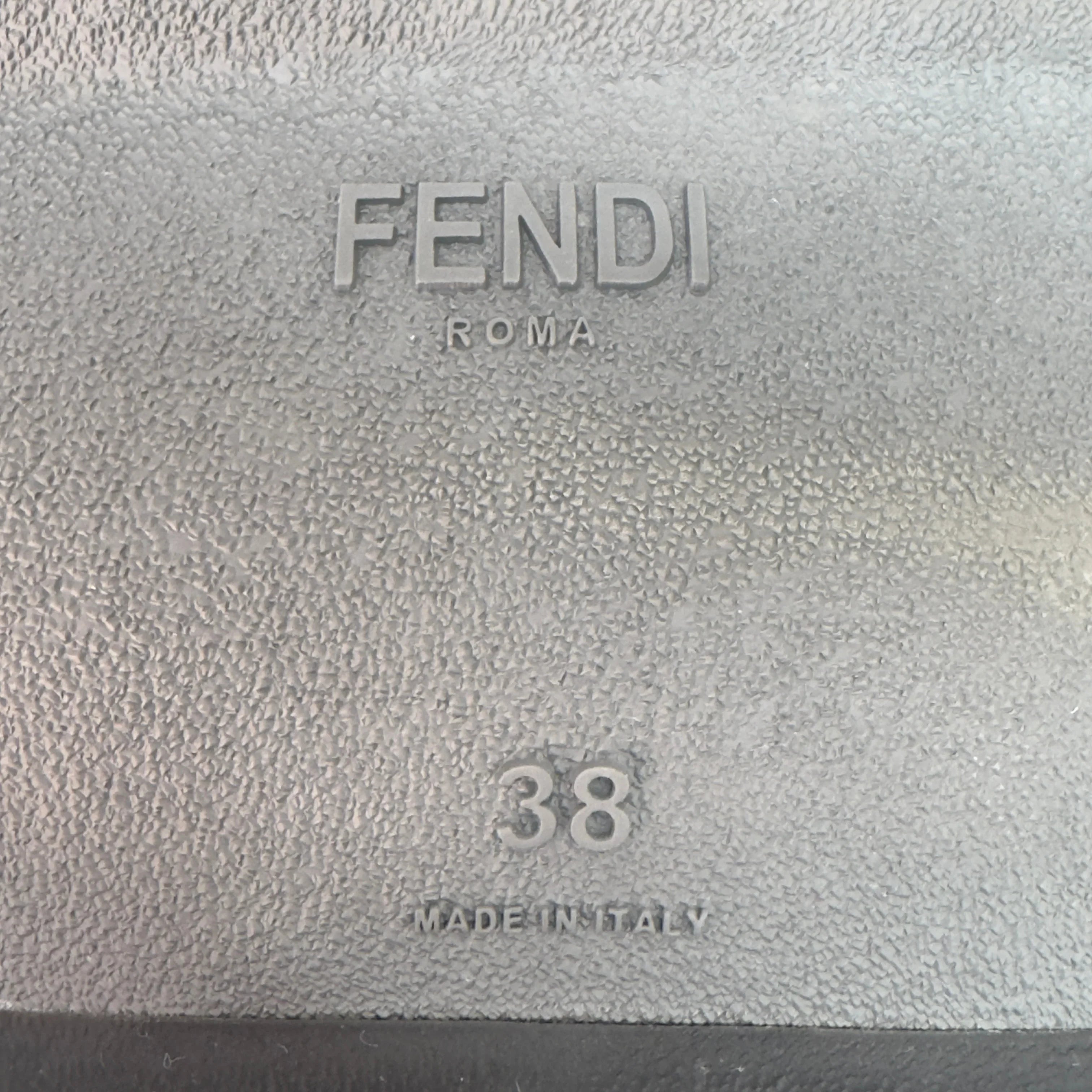 Fendi Stretch Yarn FF Stiff Band Rockoko Sneakers 38 - Lost Designer