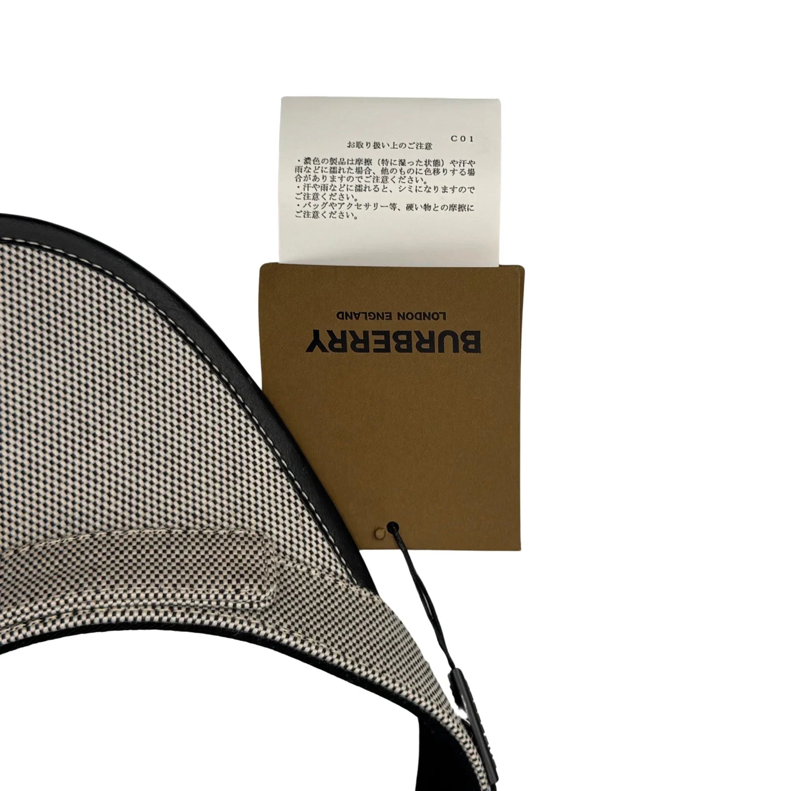 Burberry Neoprene Detachable Pouch Sun Visor Cap hat Small - Lost Designer