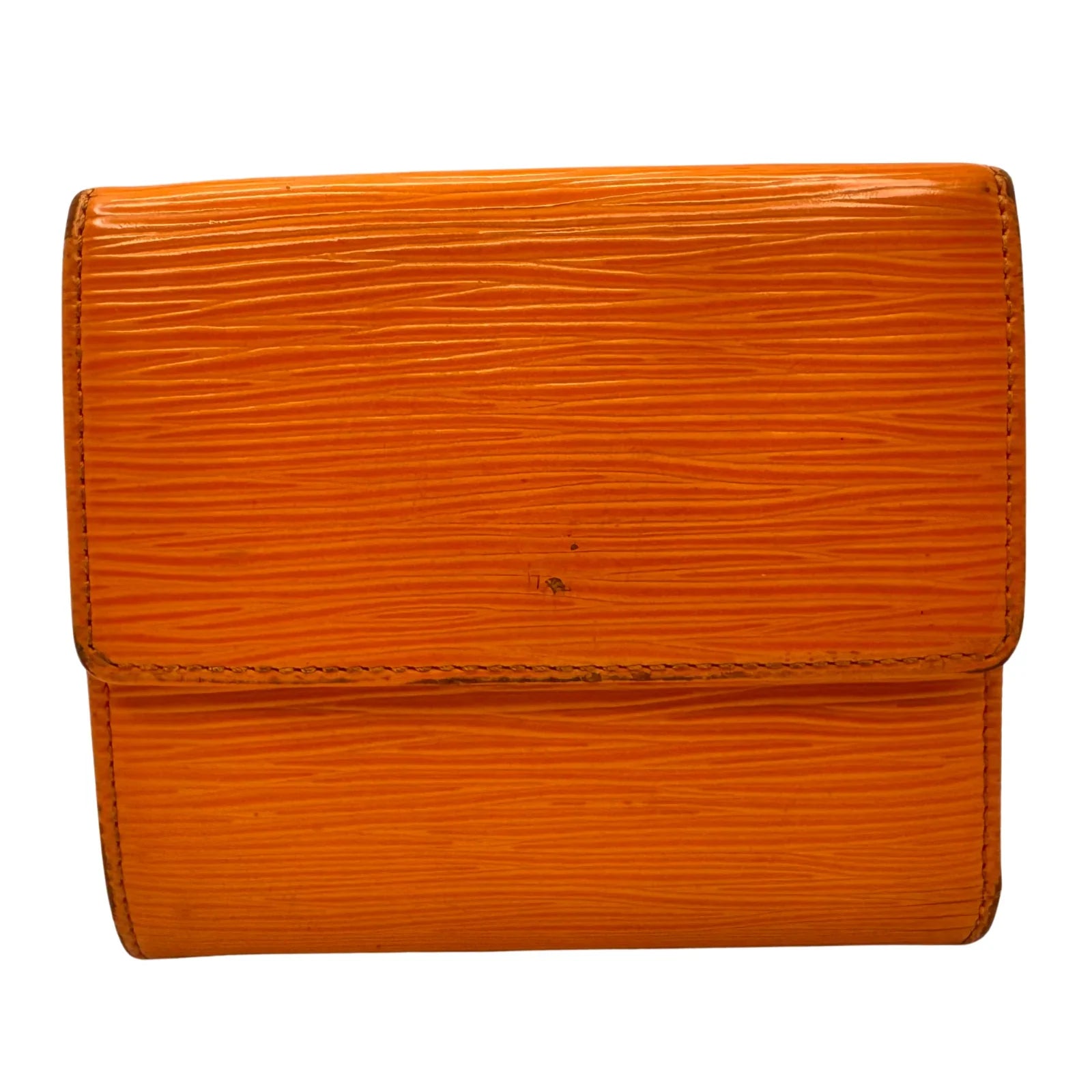 Louis Vuitton Epi Leather Wallet Orange